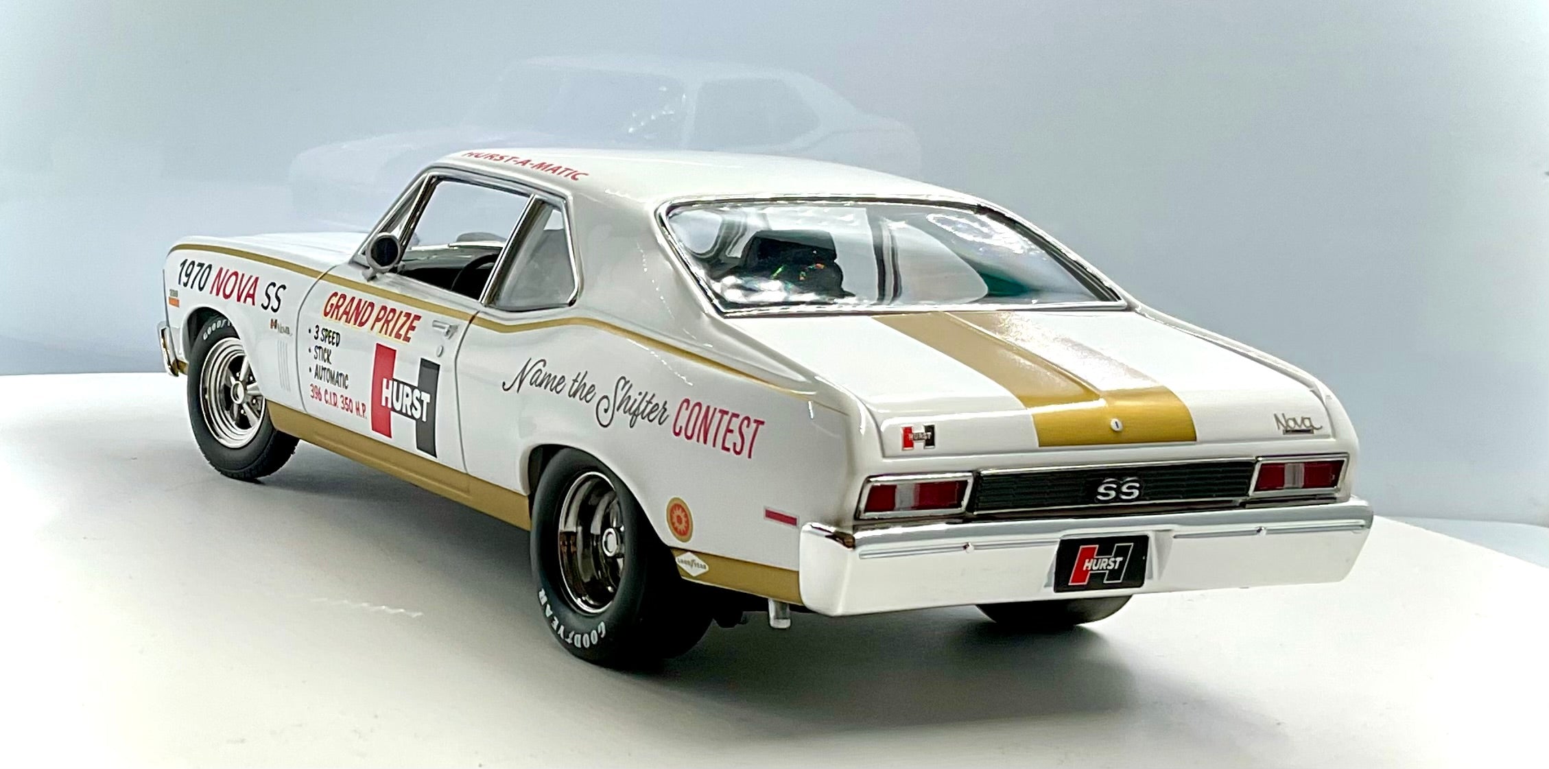 CHEVROLET NOVA SS HURST del 1970 , GMP GREENLIGHT  scala 1/18