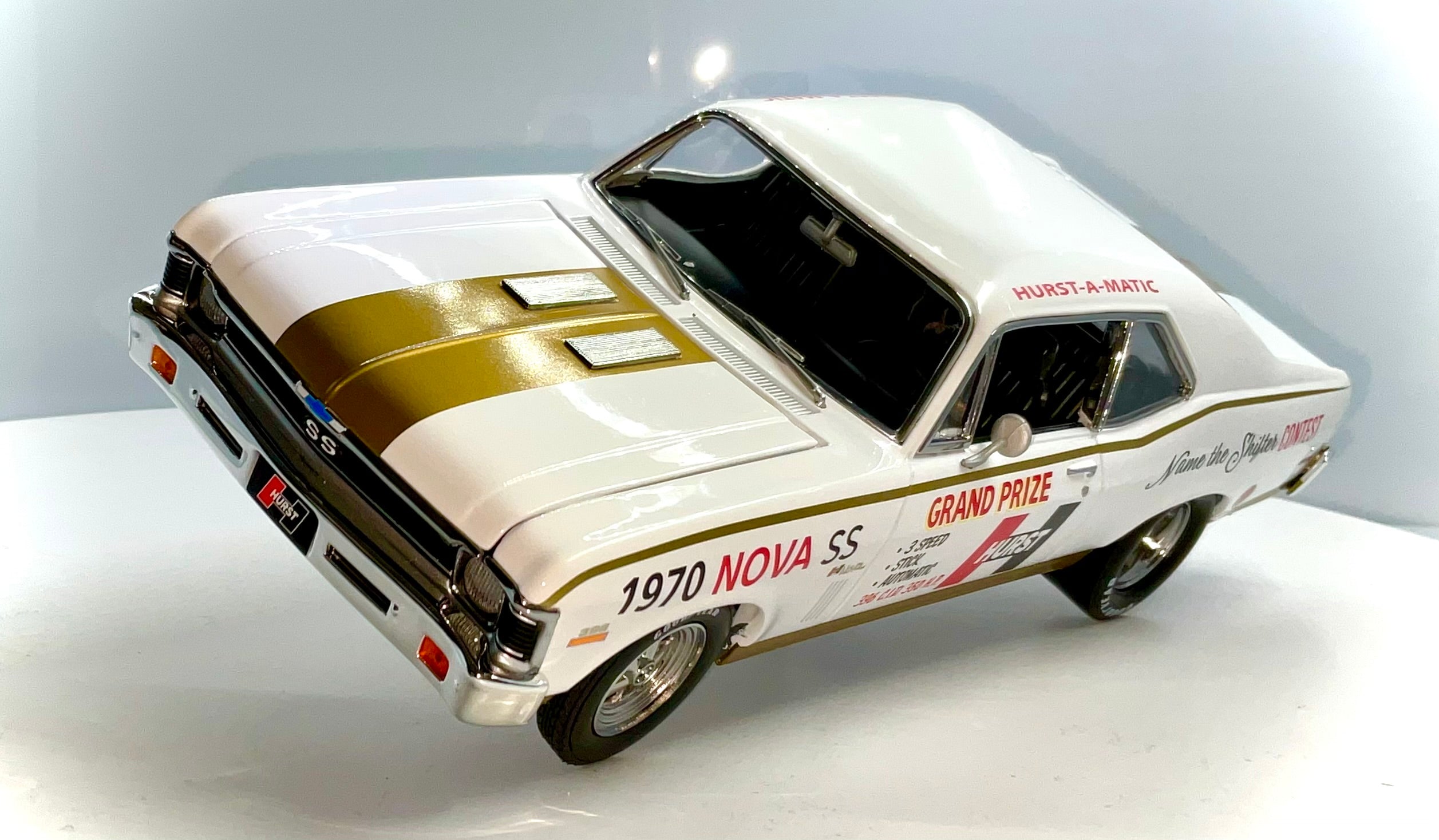 CHEVROLET NOVA SS HURST del 1970 , GMP GREENLIGHT  scala 1/18