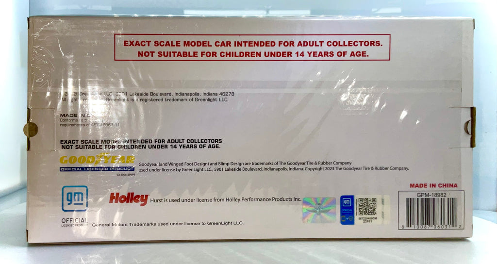 CHEVROLET NOVA SS HURST del 1970 , GMP GREENLIGHT  scala 1/18