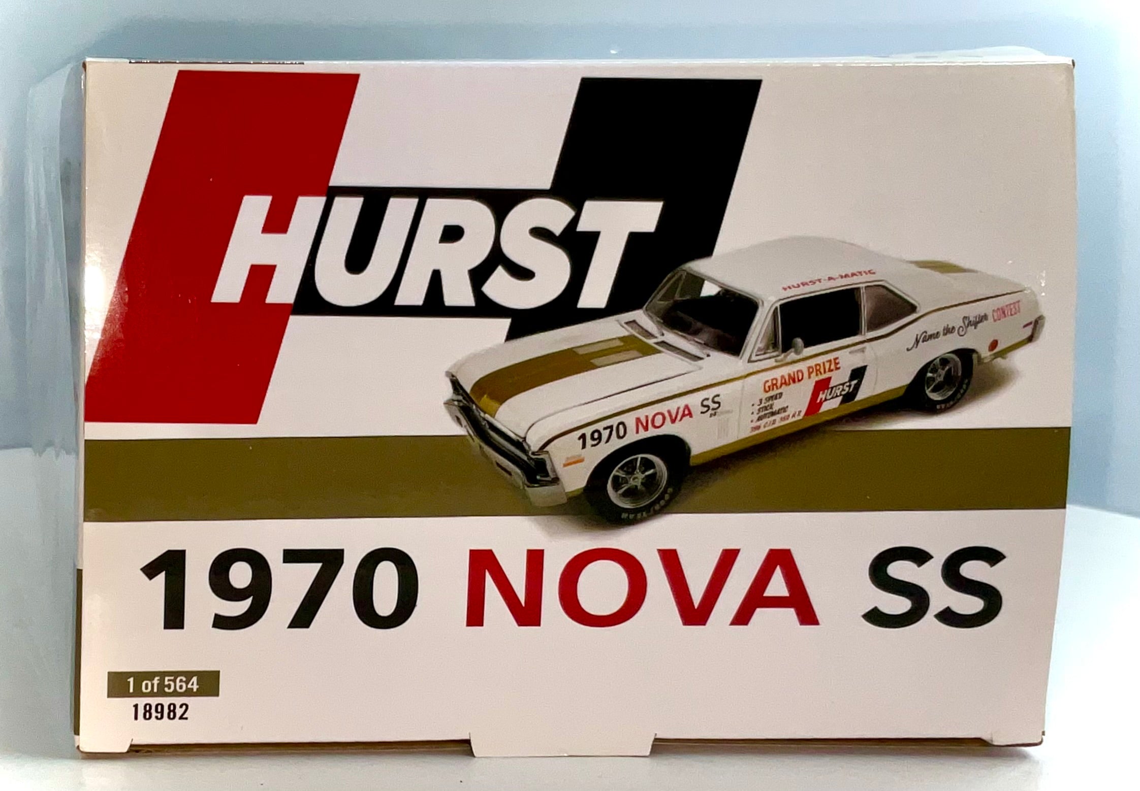 CHEVROLET NOVA SS HURST del 1970 , GMP GREENLIGHT  scala 1/18
