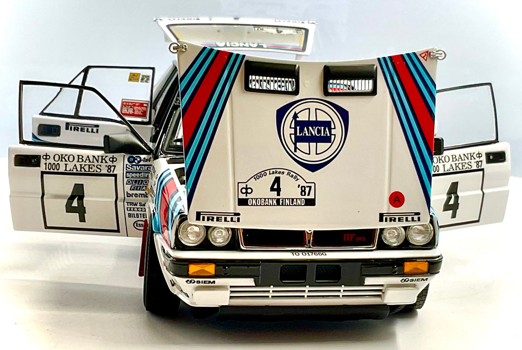 LANCIA DELTA HF 4WD  del 1987 , KYOSHO scala 1/18