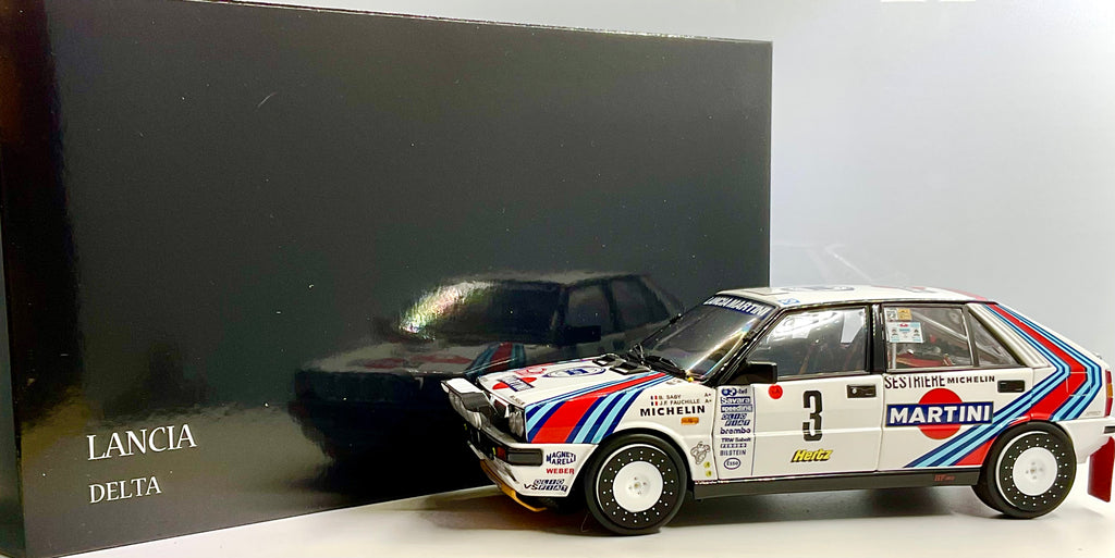 LANCIA DELTA HF 4WD del 1988 , KYOSHO scala 1/18