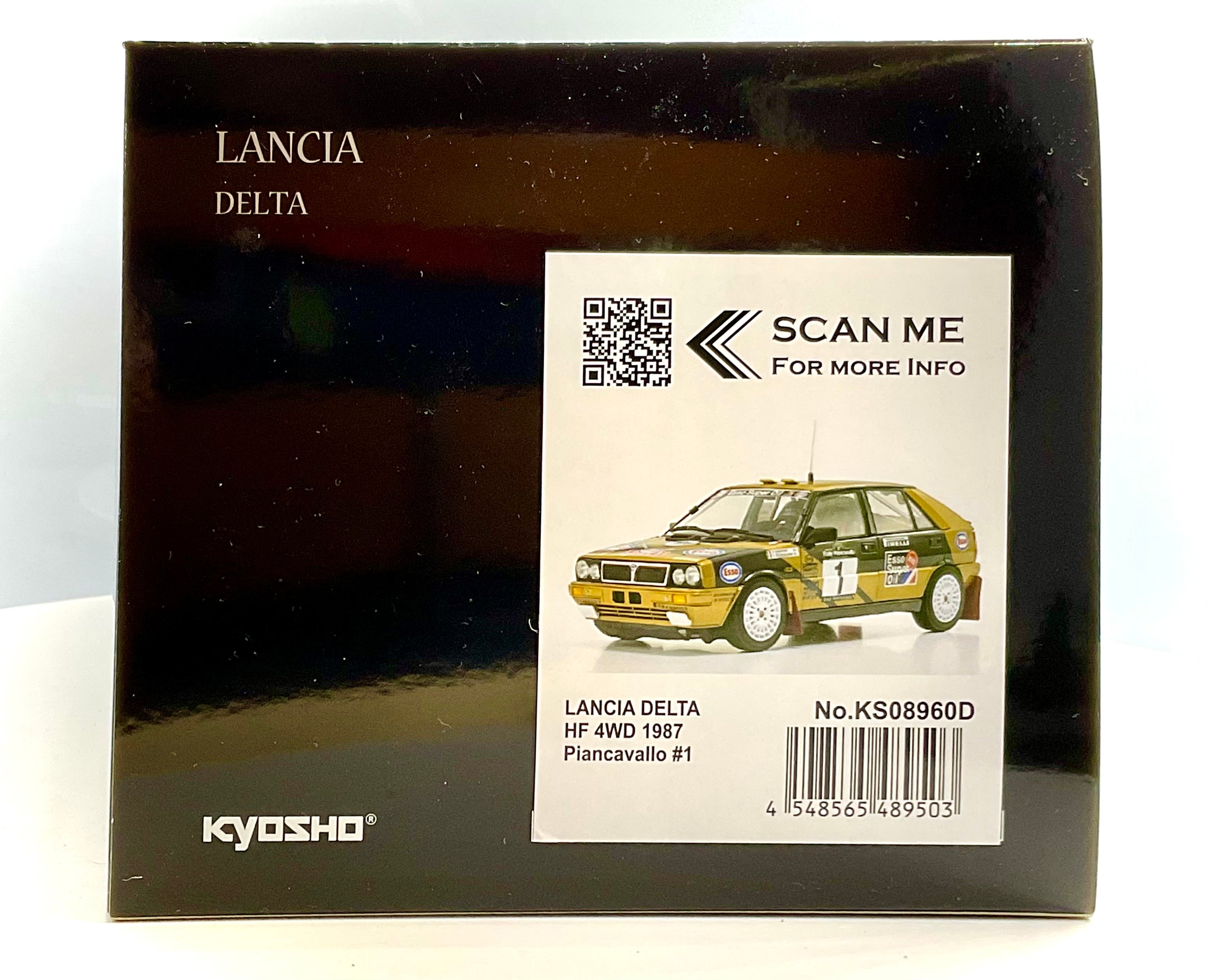 LANCIA DELTA HF4WD del 1987 , KYOSHO scala 1/18