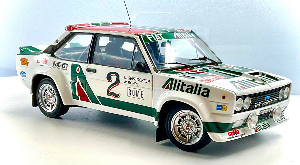 FIAT 131 ABARTH del 1976 , KYOSHO scala 1/18