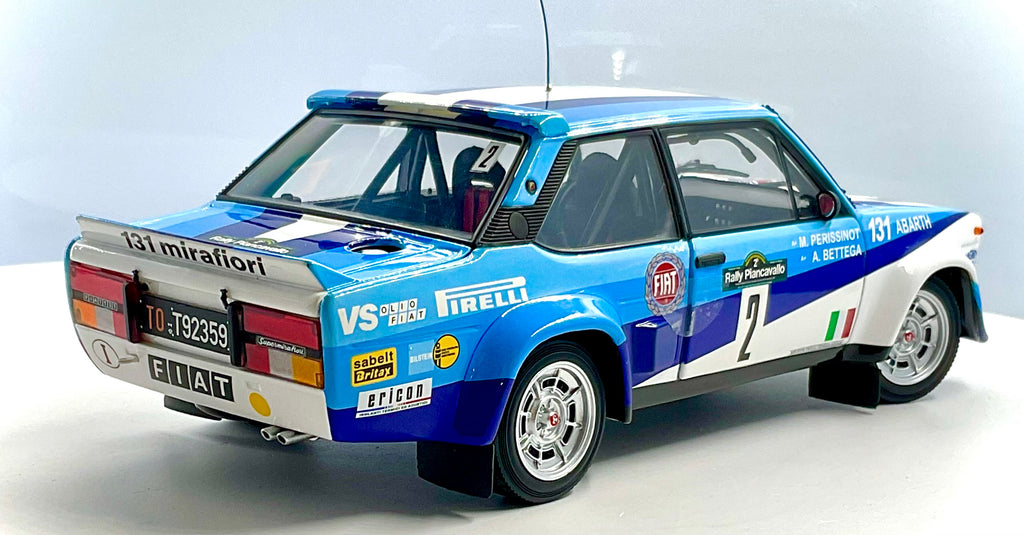 FIAT 131 ABARTH del 1981 , KYOSHO scala 1/18