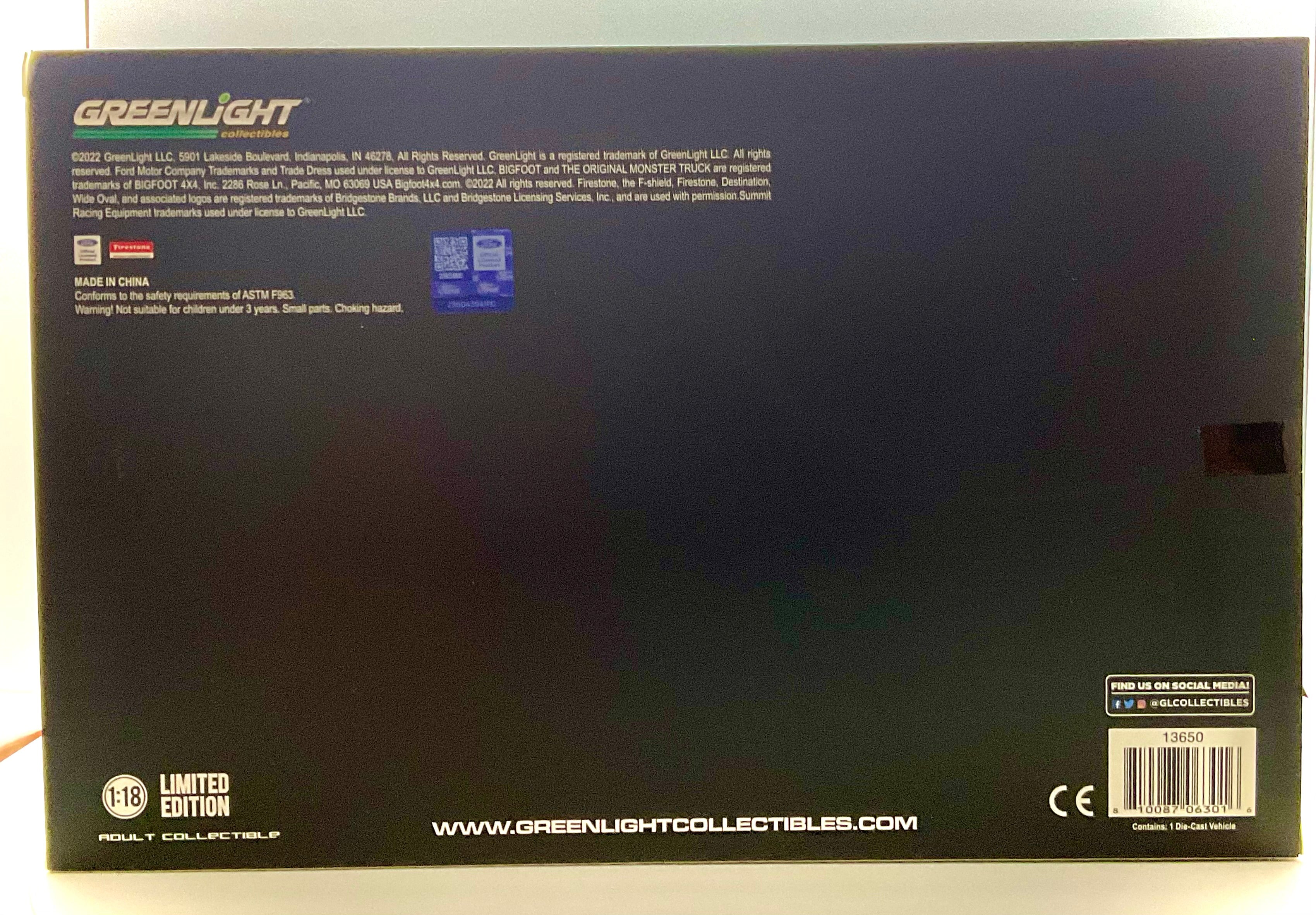 FORD F-250 KINGS of CRUNCH GREENLIGHT scala 1/18