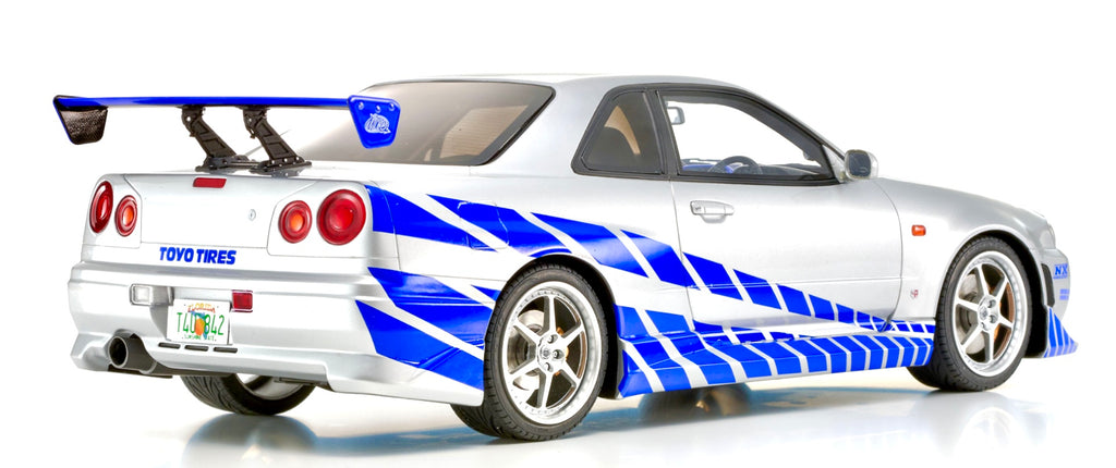 NISSAN SKYLINE R 34 GT-R 2001 , KYOSHO scala 1/12