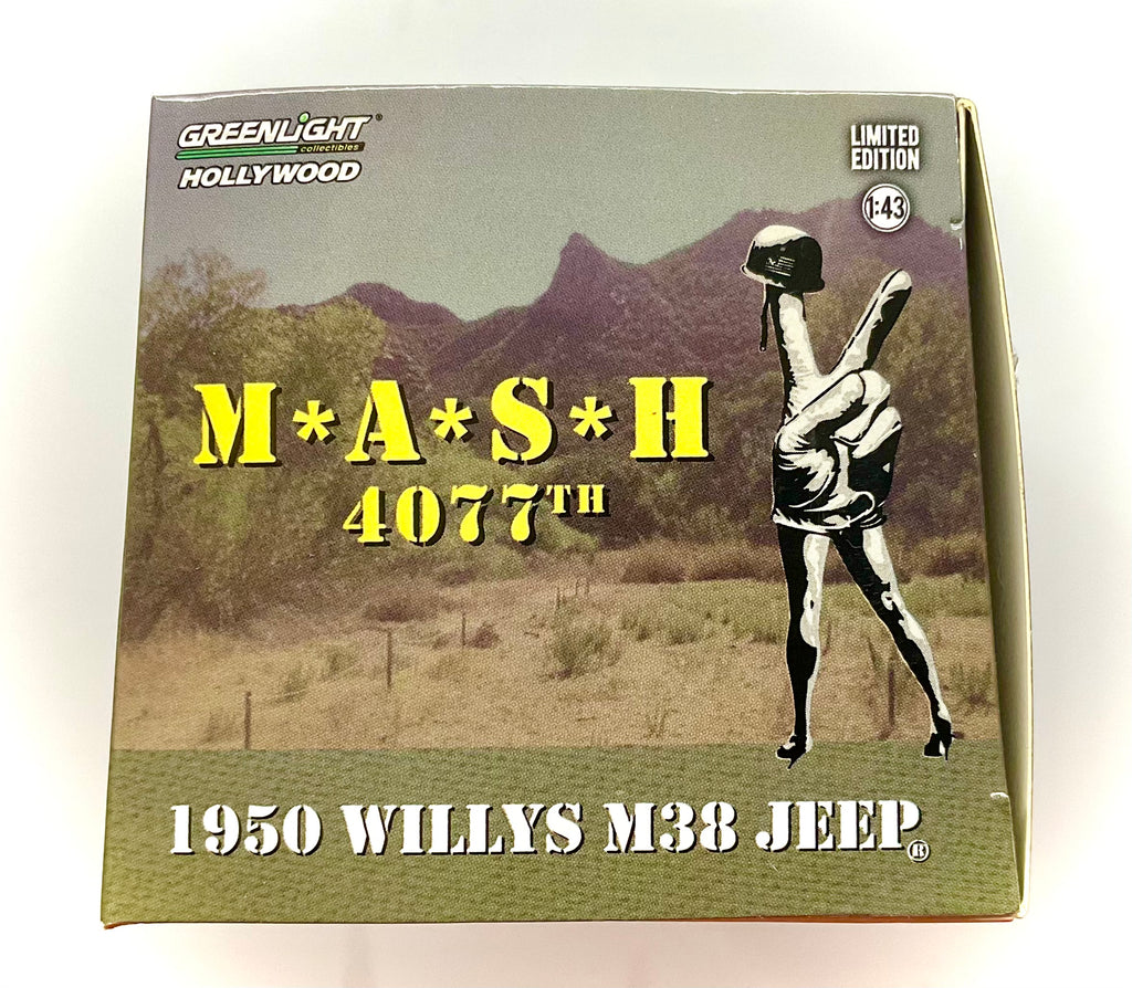 Jeep Willys M38 1950 M*A*S*H 4077th scala 1:43 – Greenlight 86594
