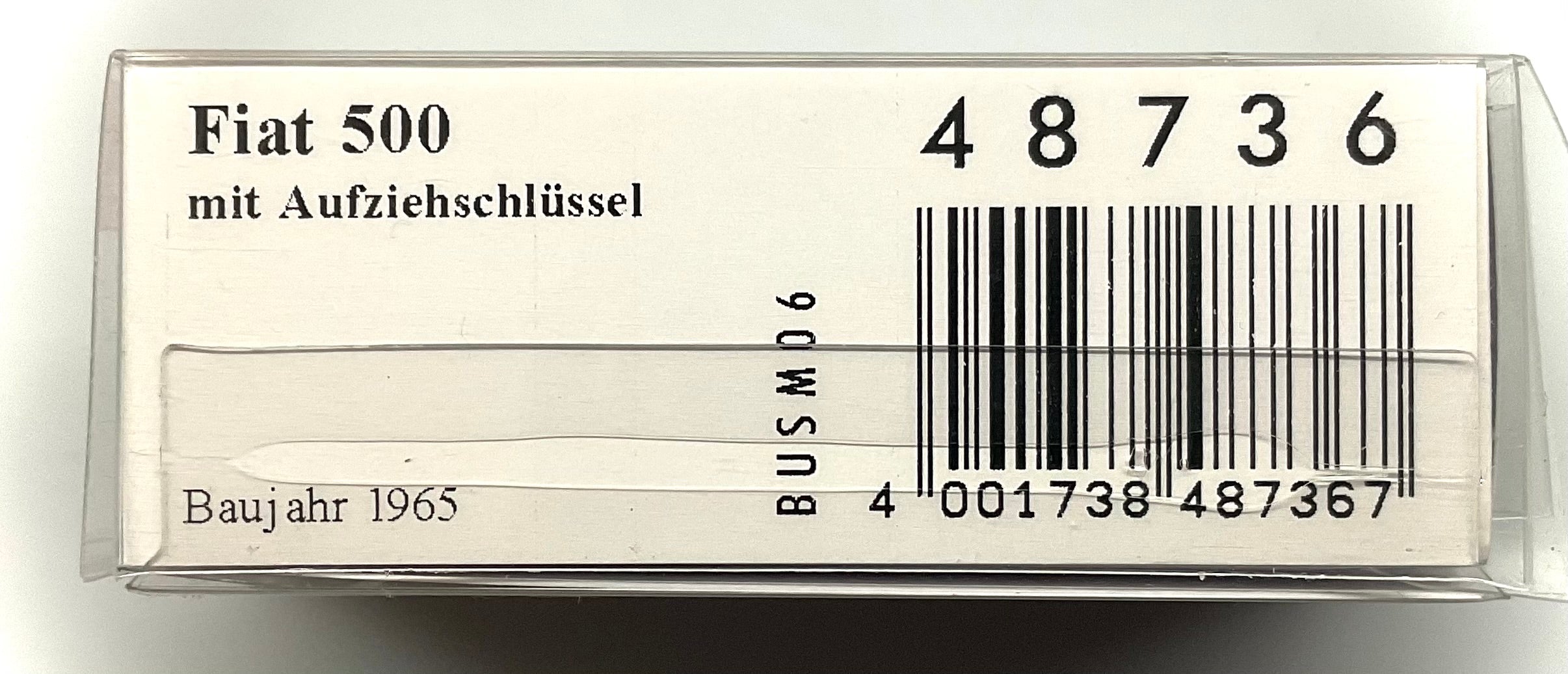 FIAT 500 , BUSCH scala 1/87 ( H0 )