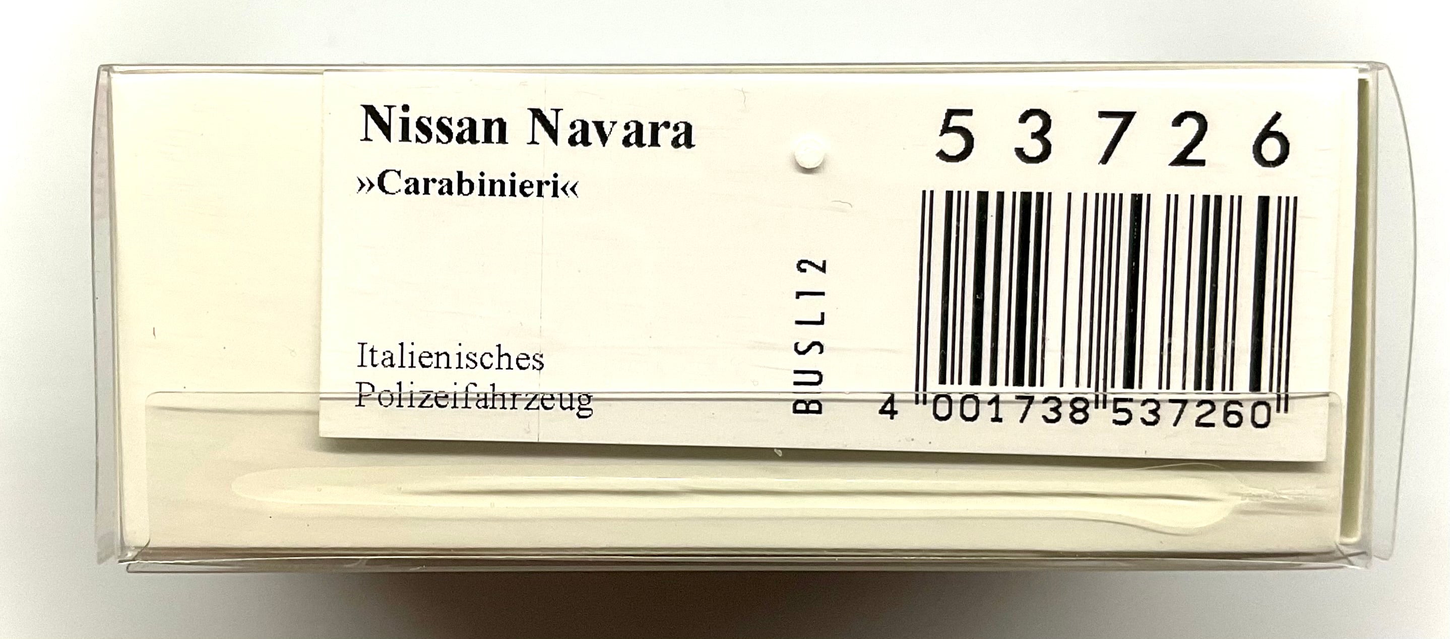 Nissan Navara Carabinieri 1:87 – BUSCH 53726