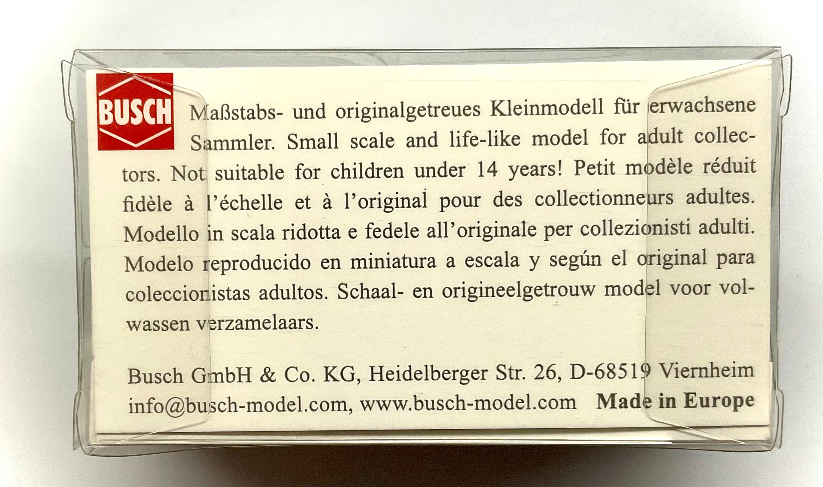 FIAT DUCATO , BUSCH scala 1/87 ( H0 )