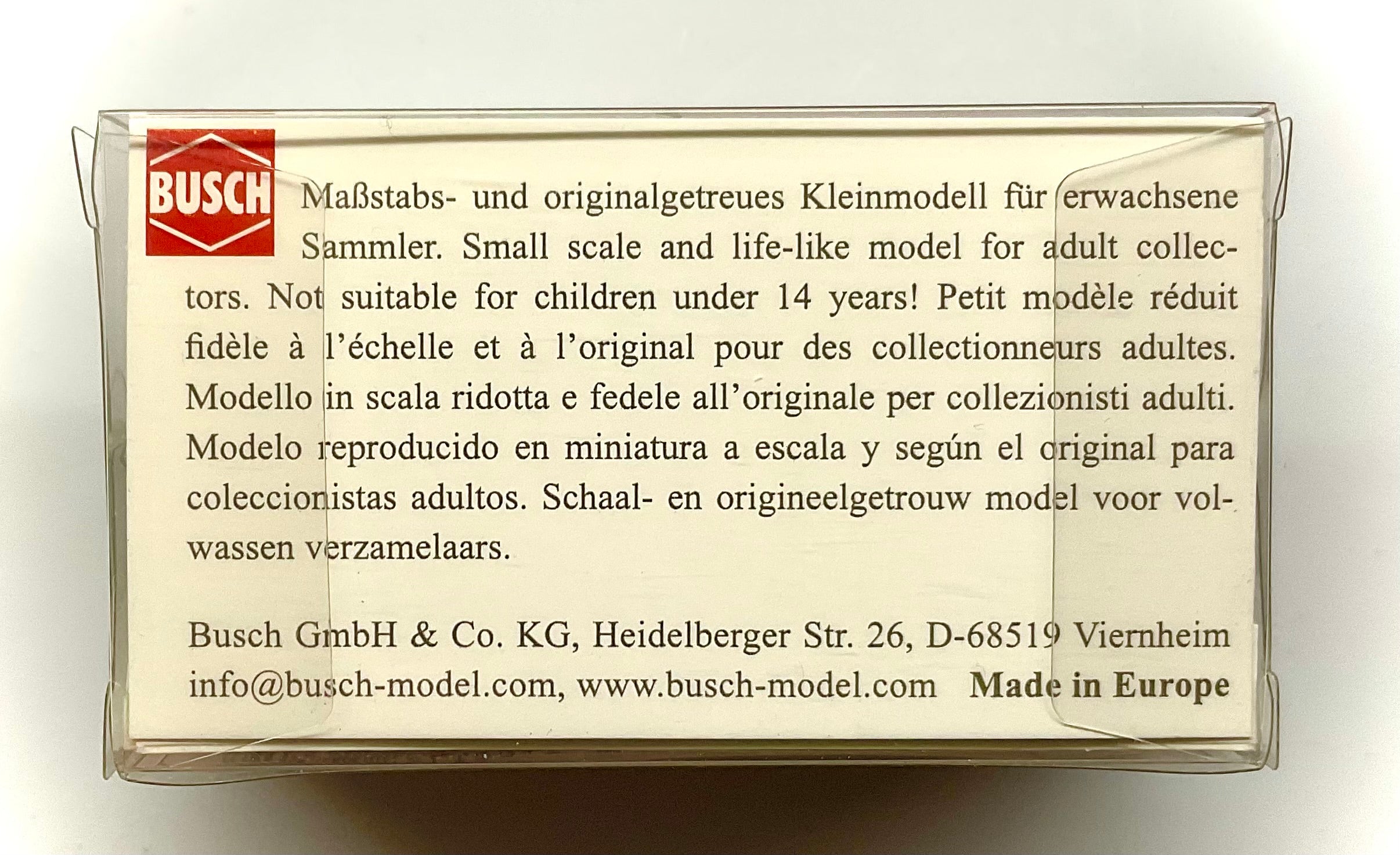 FIAT DUCATO , BUSCH scala 1/87 ( H0 )