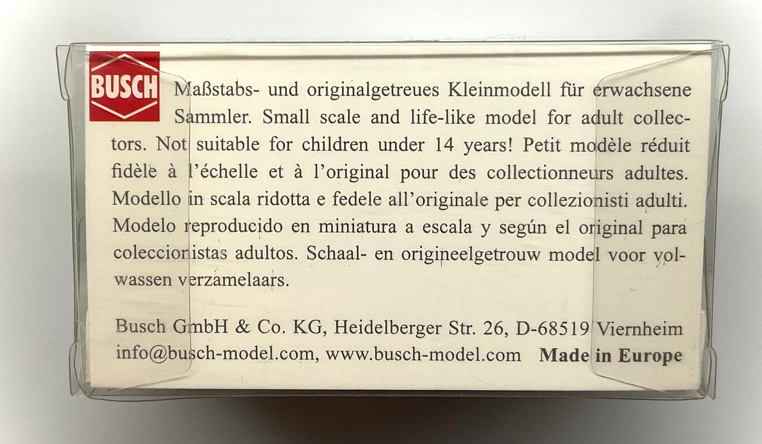 FIAT DUCATO , BUSCH scala 1/87 ( H0 )