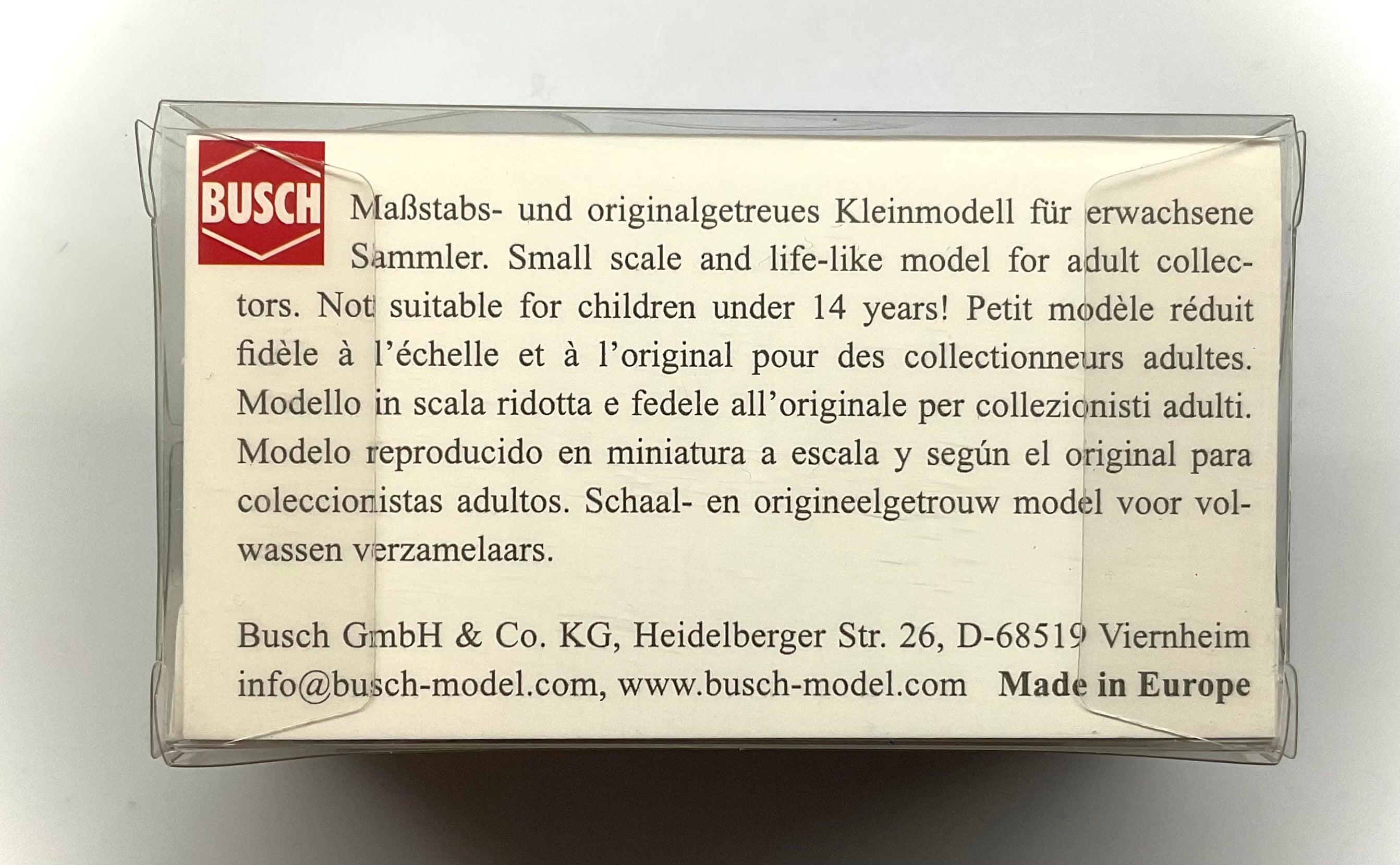 FIAT DUCATO , BUSCH scala 1/87 ( H0 )