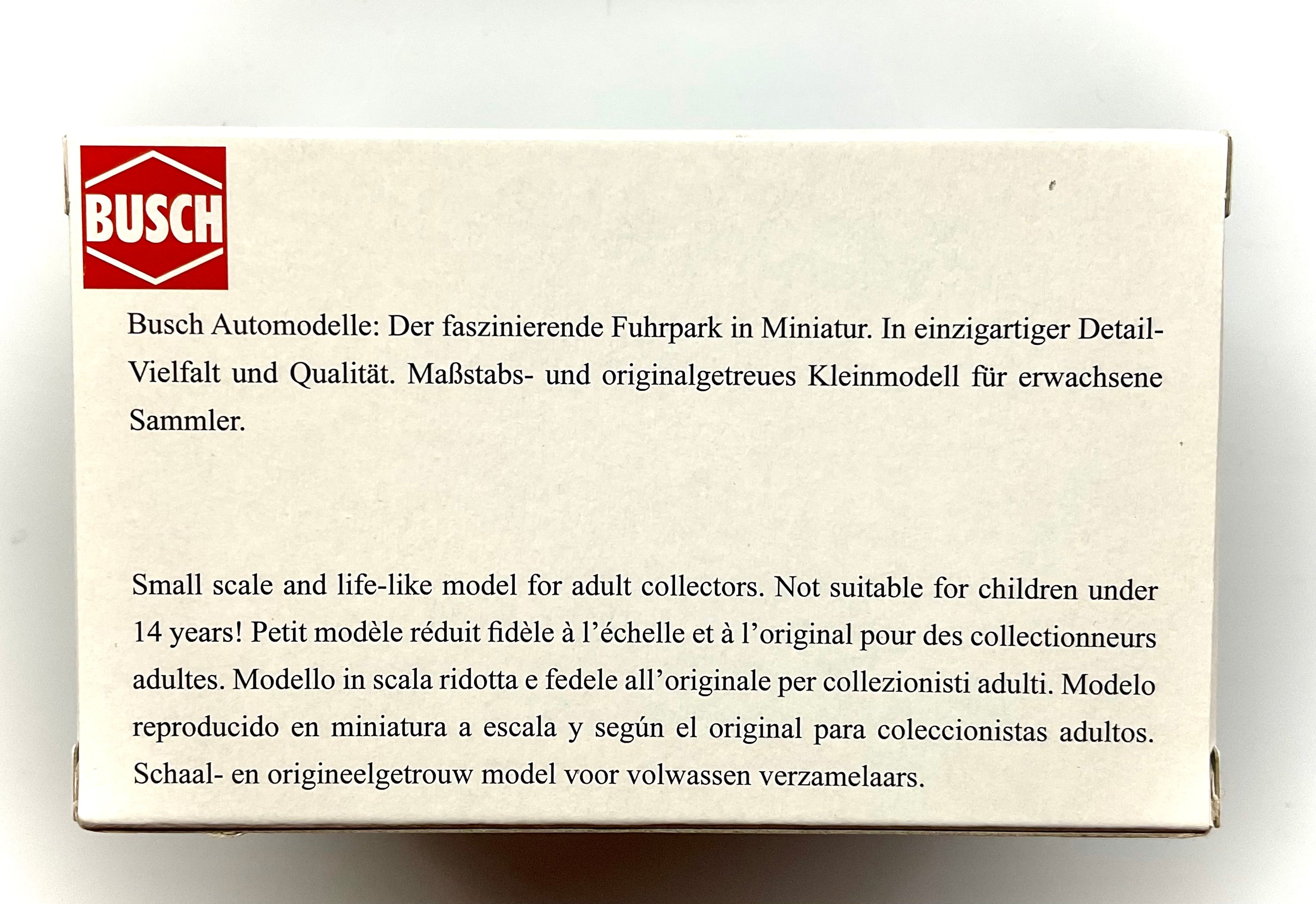 PIAGGIO APE 50 , BUSCH scala 1/43