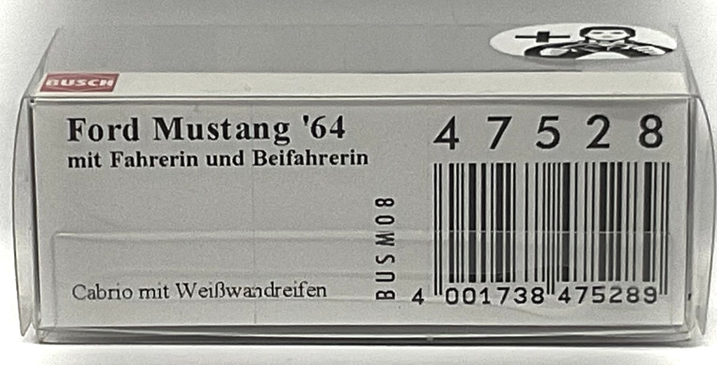 Ford Mustang Cabrio 1964 1:87 – BUSCH 47528