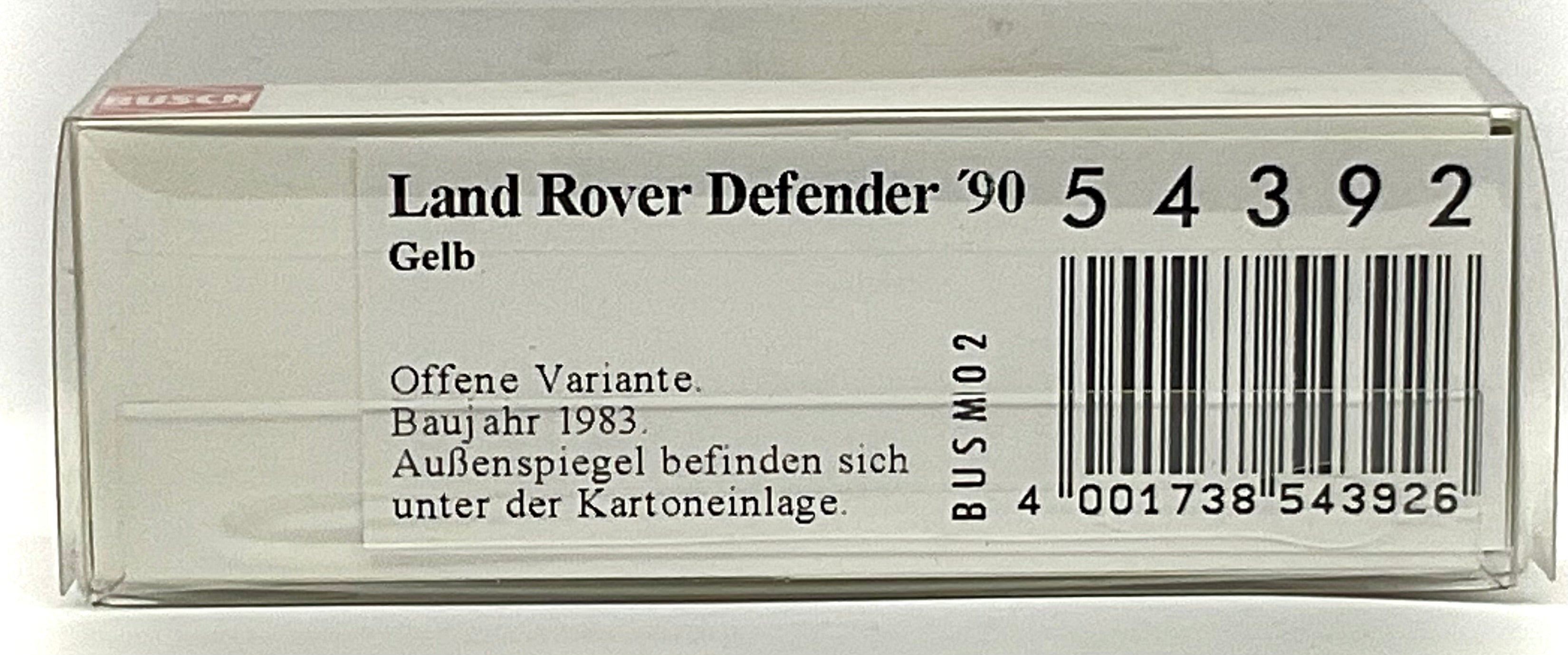 Land Rover Defender 90 1:87 – BUSCH 54392