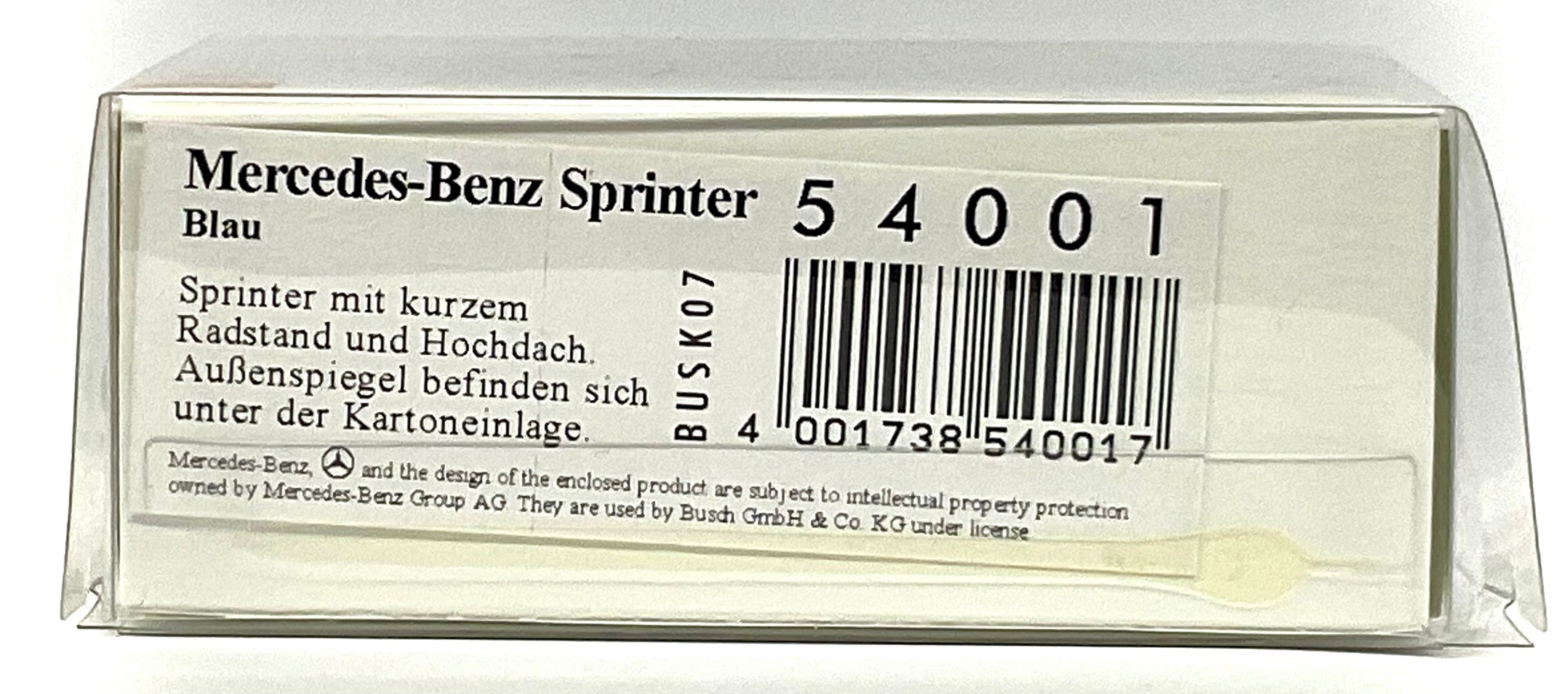 Mercedes-Benz Sprinter 1:87 – BUSCH 54001