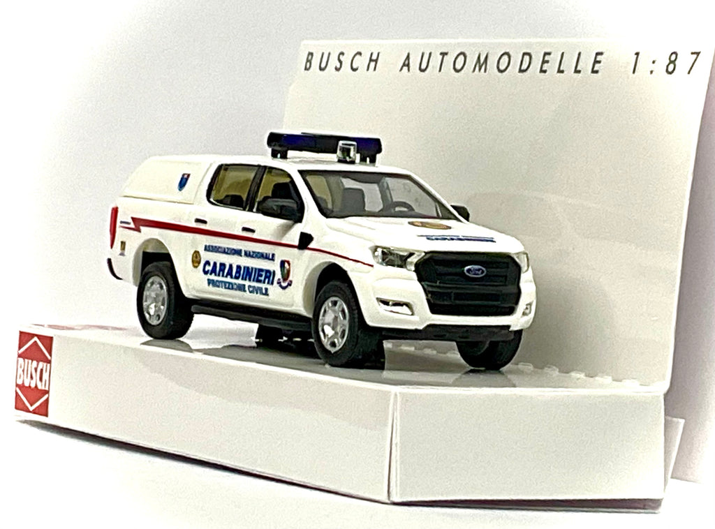 Ford Ranger Carabinieri 1:87 – BUSCH 52823- vista 3/4 anteriore 