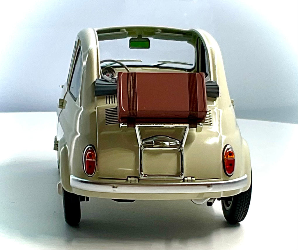 Fiat Nuova 500 White Accessories Avorio scala 1:18 – Kyosho 08966WA