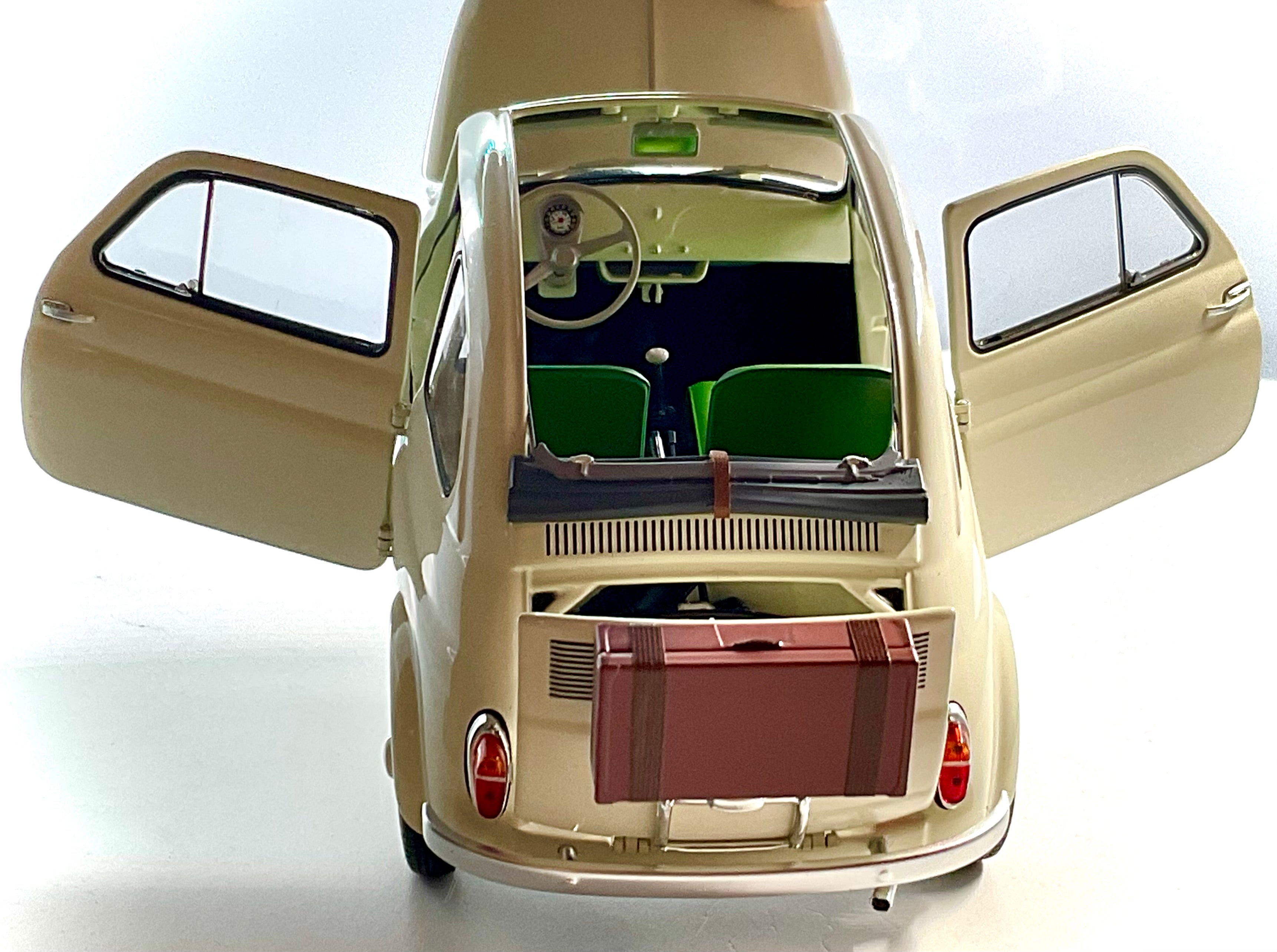 Fiat Nuova 500 White Accessories Avorio scala 1:18 – Kyosho 08966WA