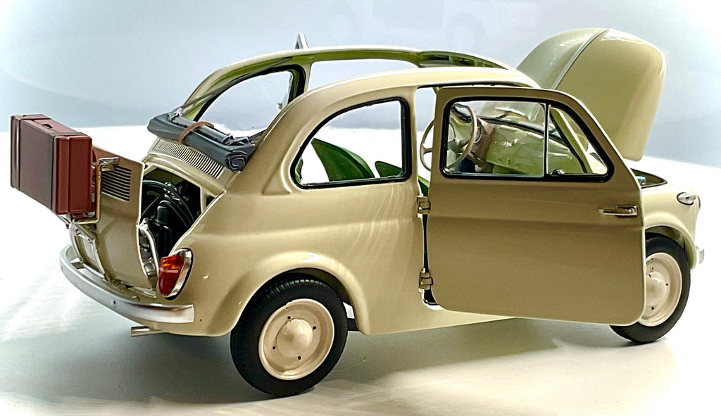 Fiat Nuova 500 White Accessories Avorio scala 1:18 – Kyosho 08966WA