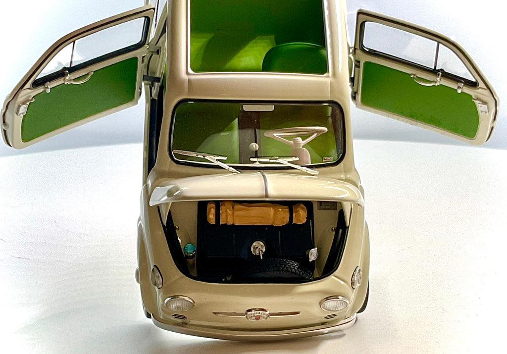 Fiat Nuova 500 White Accessories Avorio scala 1:18 – Kyosho 08966WA