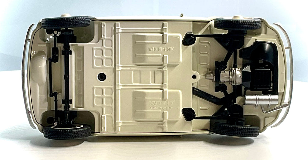 Fiat Nuova 500 White Accessories Avorio scala 1:18 – Kyosho 08966WA
