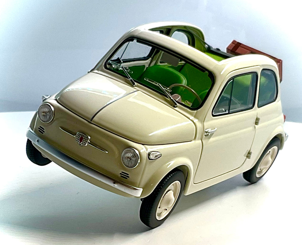 Fiat Nuova 500 White Accessories Avorio scala 1:18 – Kyosho 08966WA