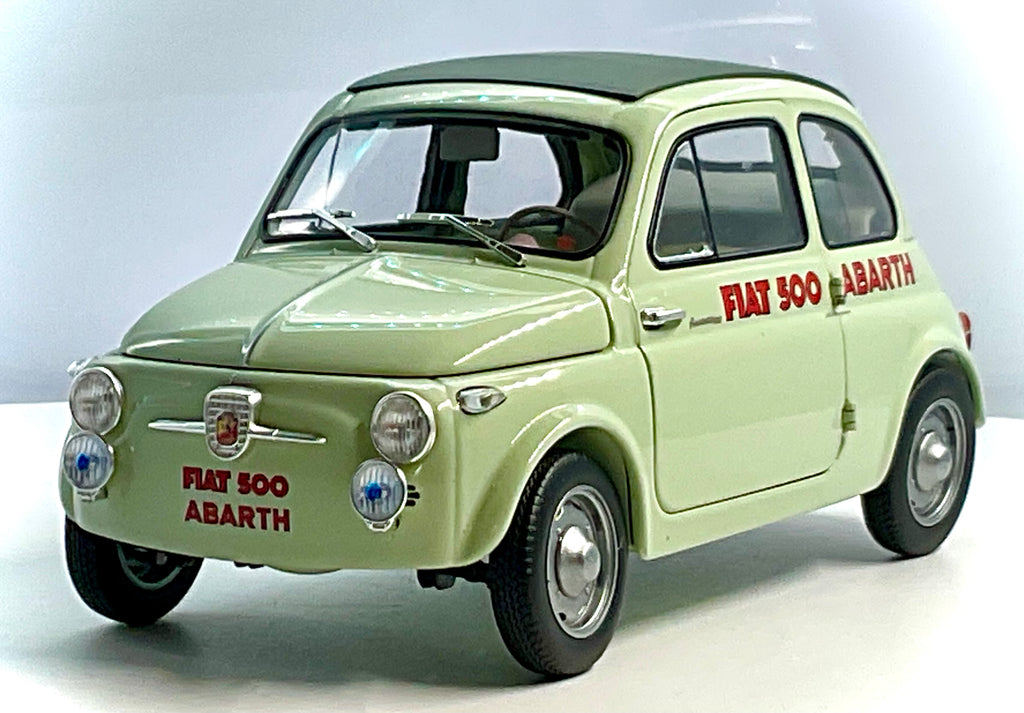 Fiat Nuova 500 Abarth Record Grigio scala 1:18 – Kyosho 08966ALG