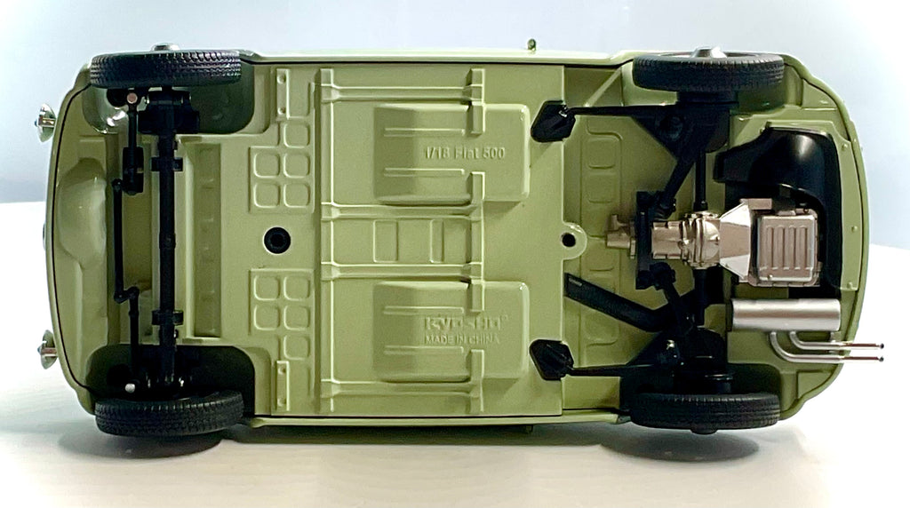 Fiat Nuova 500 Abarth Record Grigio scala 1:18 – Kyosho 08966ALG