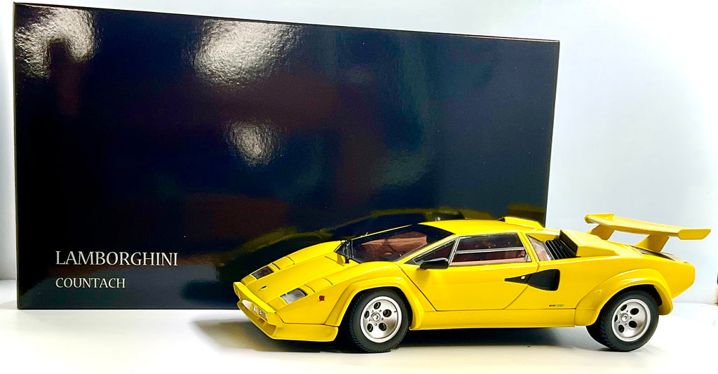 Lamborghini Countach LP500 Yellow scala 1:18 – Kyosho