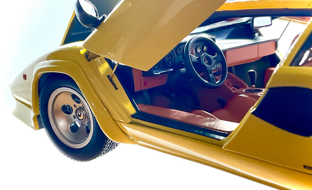 Lamborghini Countach LP500 Yellow scala 1:18 – Kyosho 08320Y