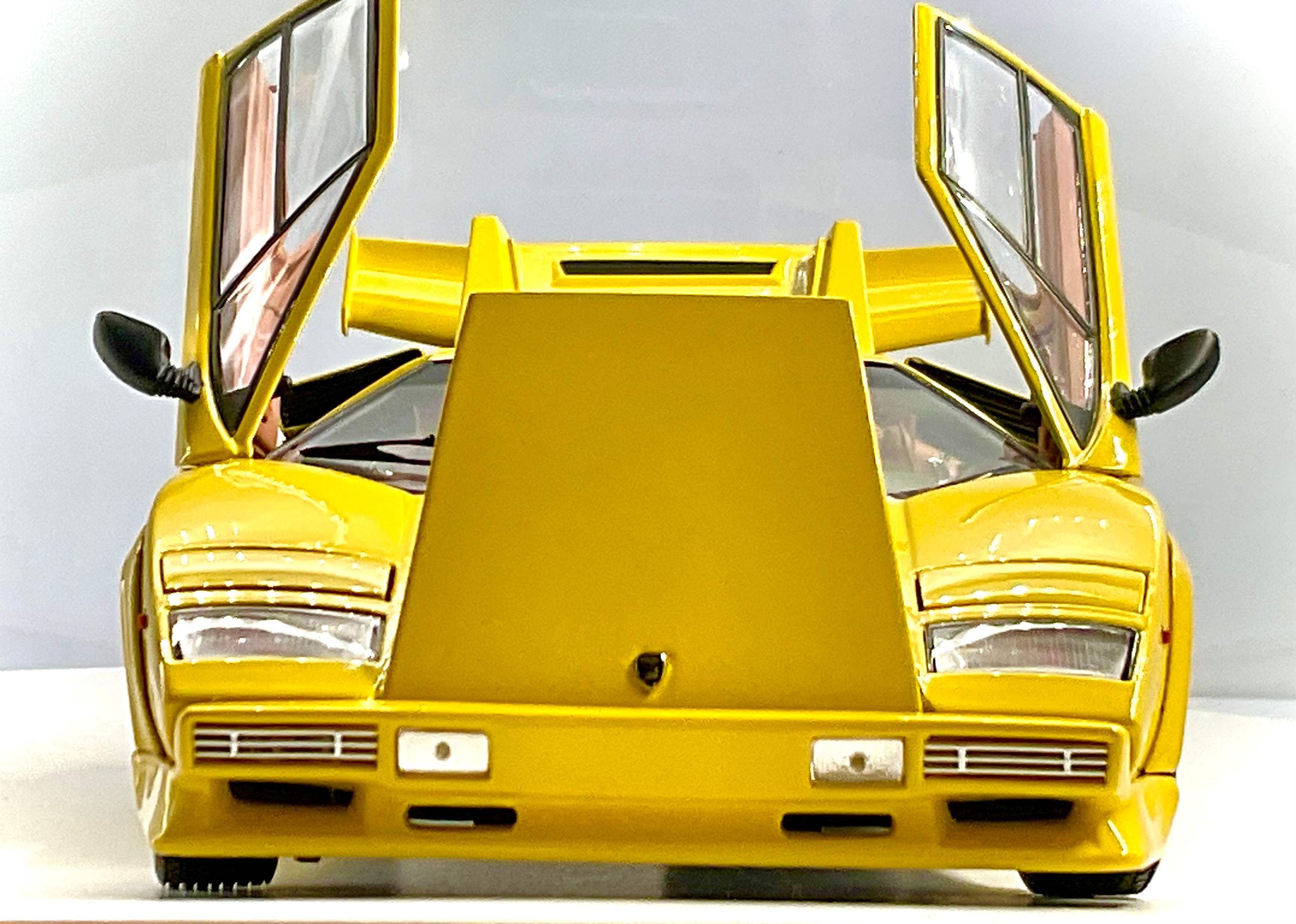 Lamborghini Countach LP500 Yellow scala 1:18 – Kyosho 08320Y
