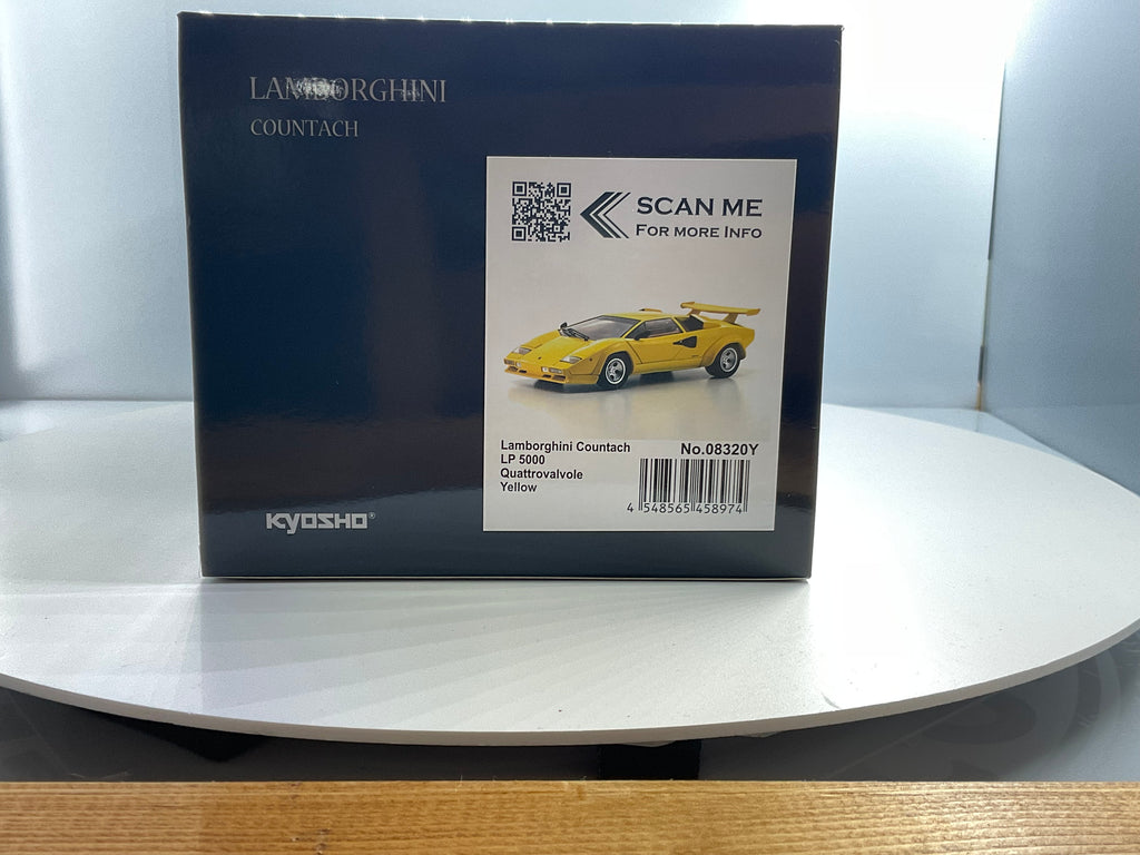 Lamborghini Countach LP500 Yellow scala 1:18 – Kyosho 08320Y