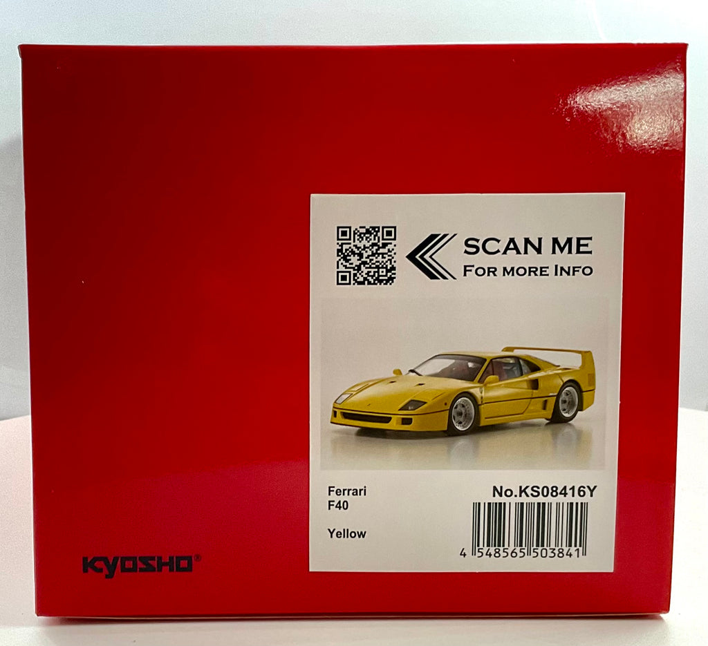 Ferrari F40 Yellow scala 1:18 – Kyosho 08416Y