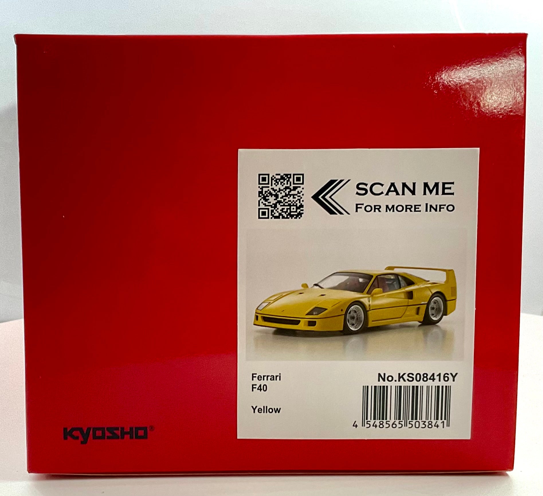 Ferrari F40 Yellow scala 1:18 – Kyosho 08416Y