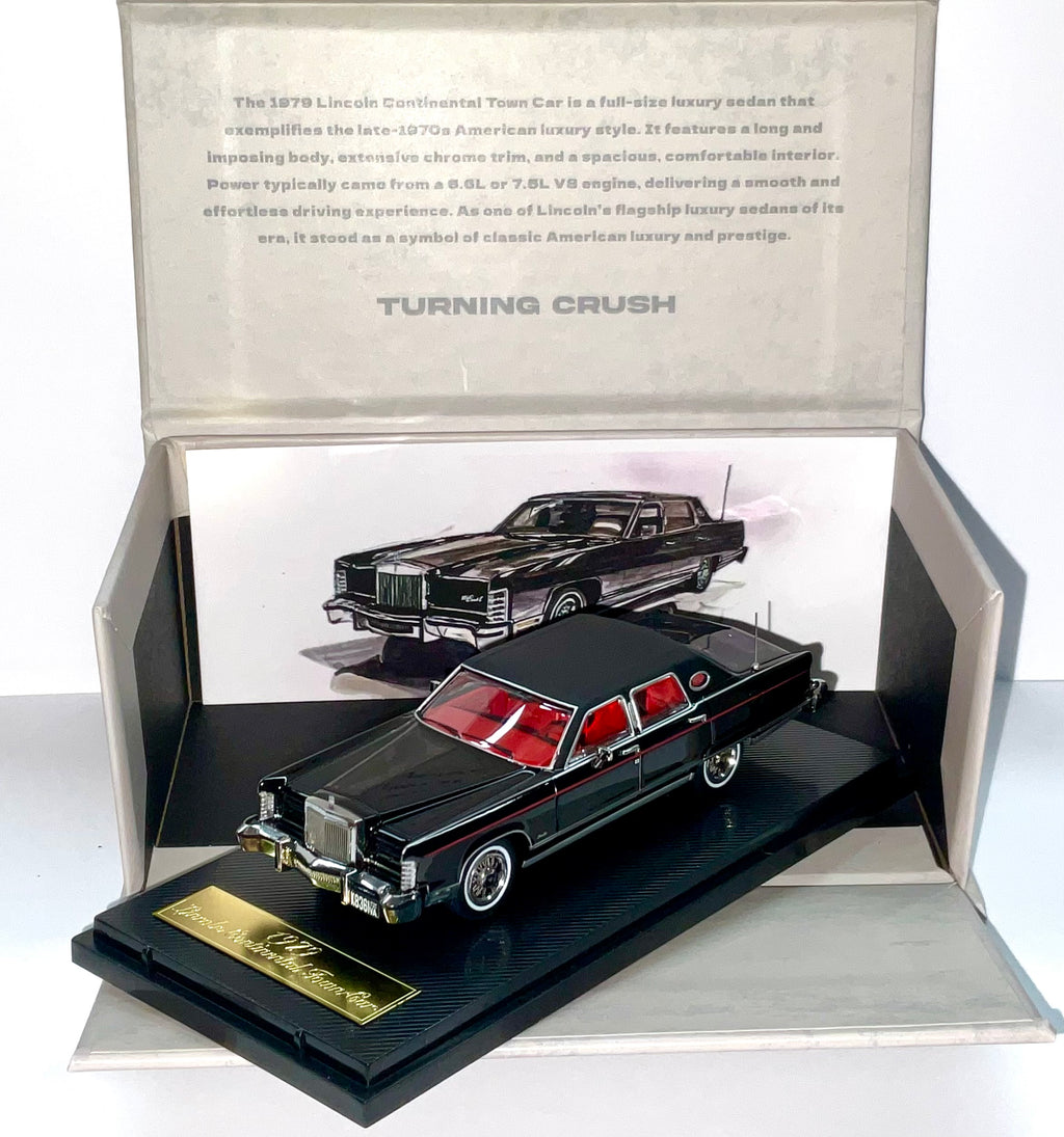 Lincoln Continental Town Car 1979 1:64 – Sun Star 60001 Vista 3/4 anteriore 