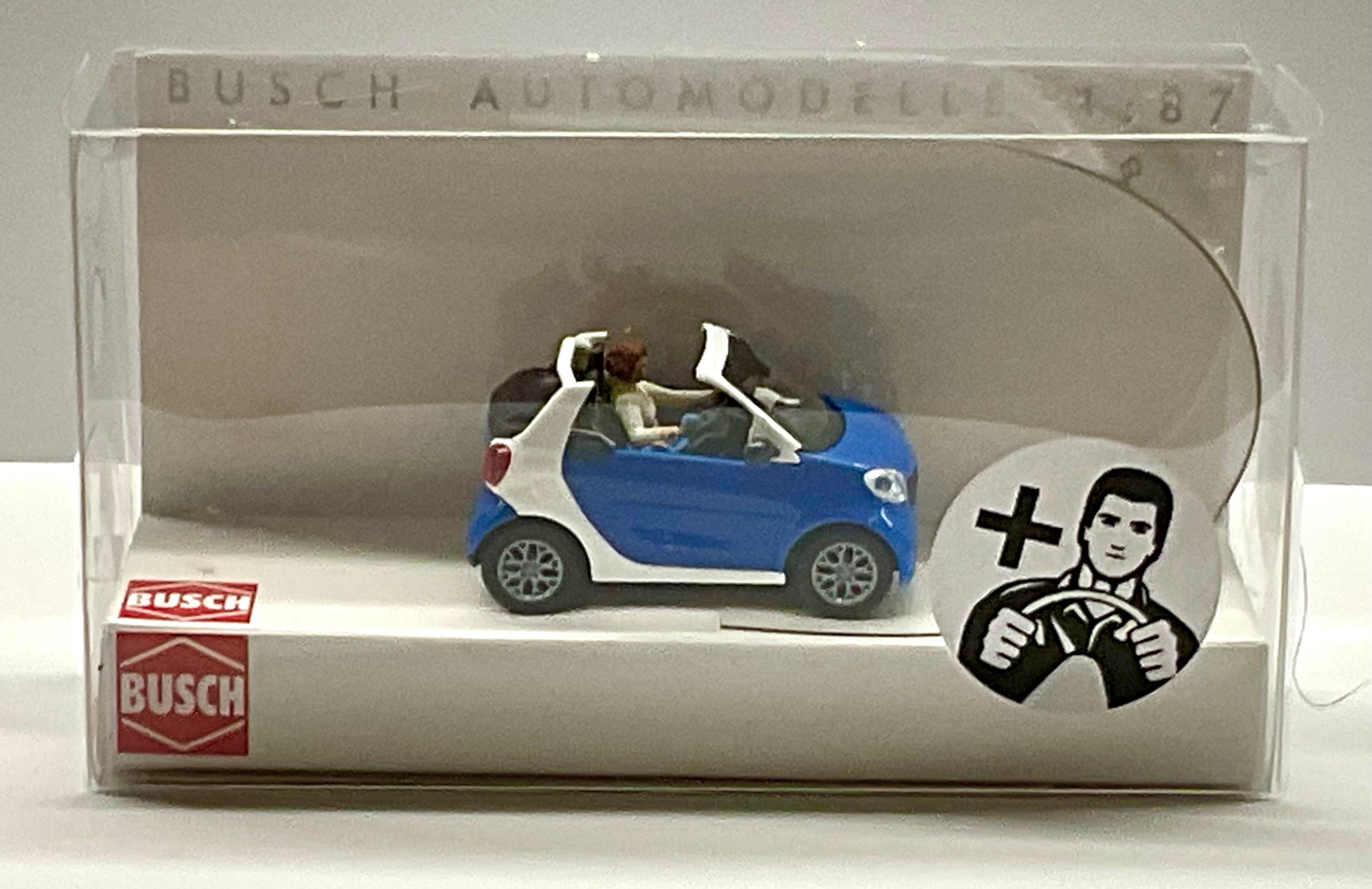 Smart Fortwo Cabrio 1:87 Modello Die-cast – BUSCH