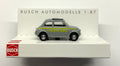 Fiat 500 guardia di finanza , scala 1/87 , BUSCH 48739 , vista laterale
