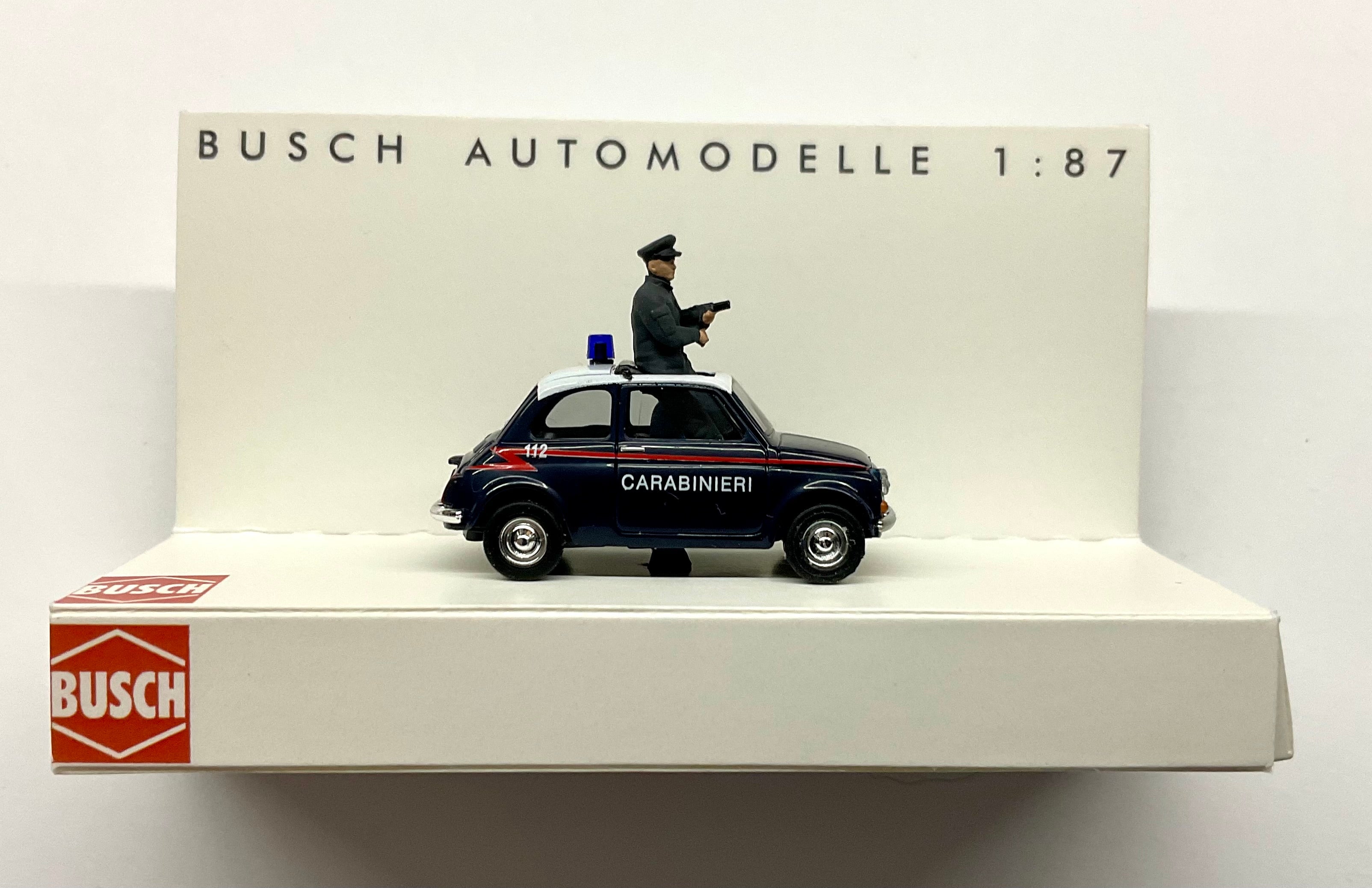 Fiat 500 Carabinieri 1:87 – Busch 48738