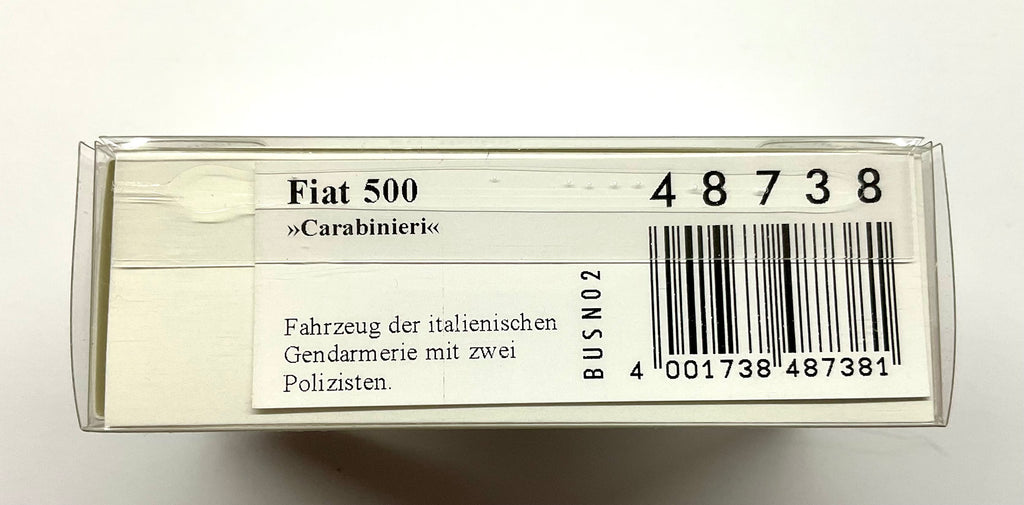 Fiat 500 Carabinieri 1:87 – Busch 48738