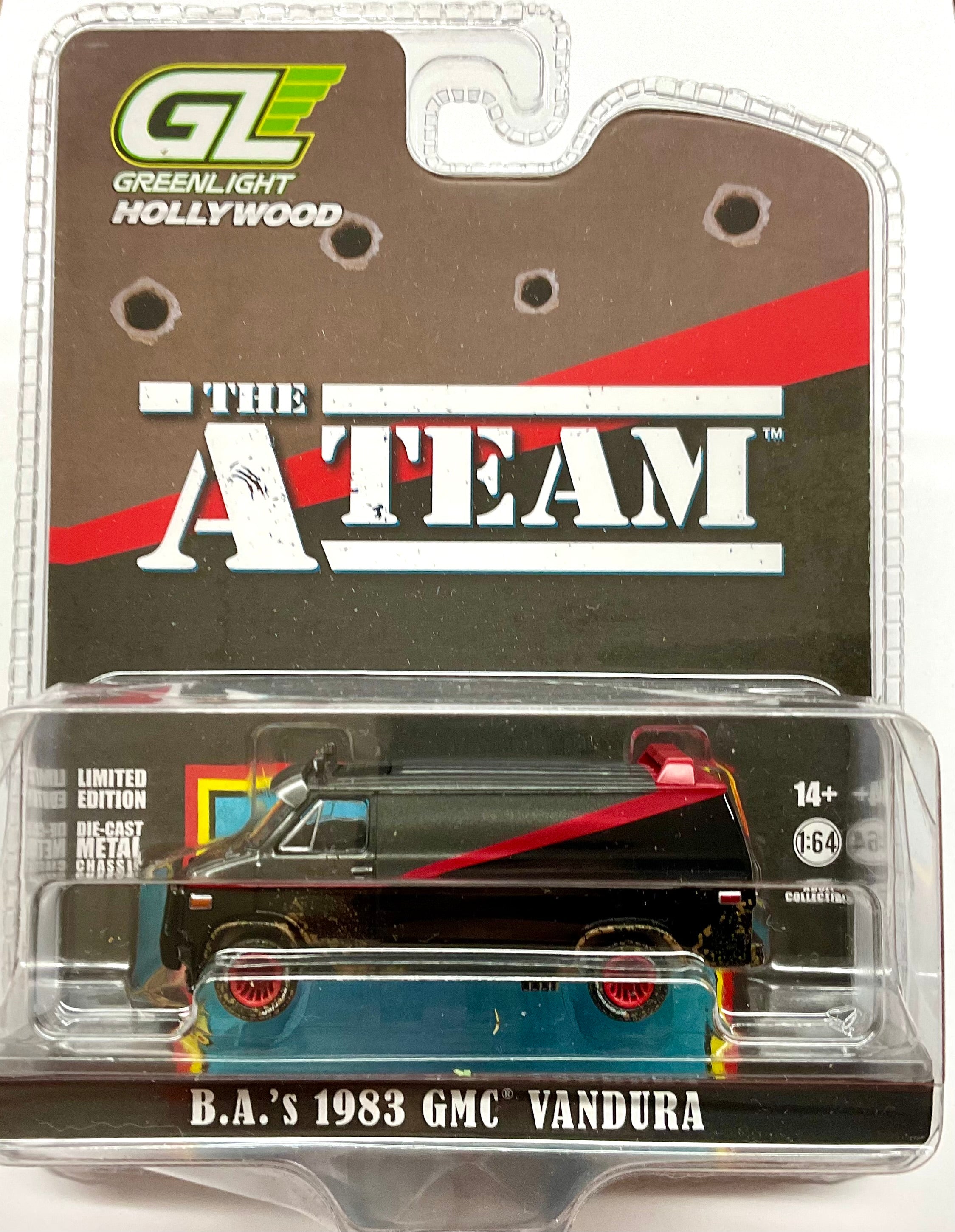 GMC VANDURA del 1983 , scala 1/64 GREENLIGHT 44865-F , vista laterale confezionato
