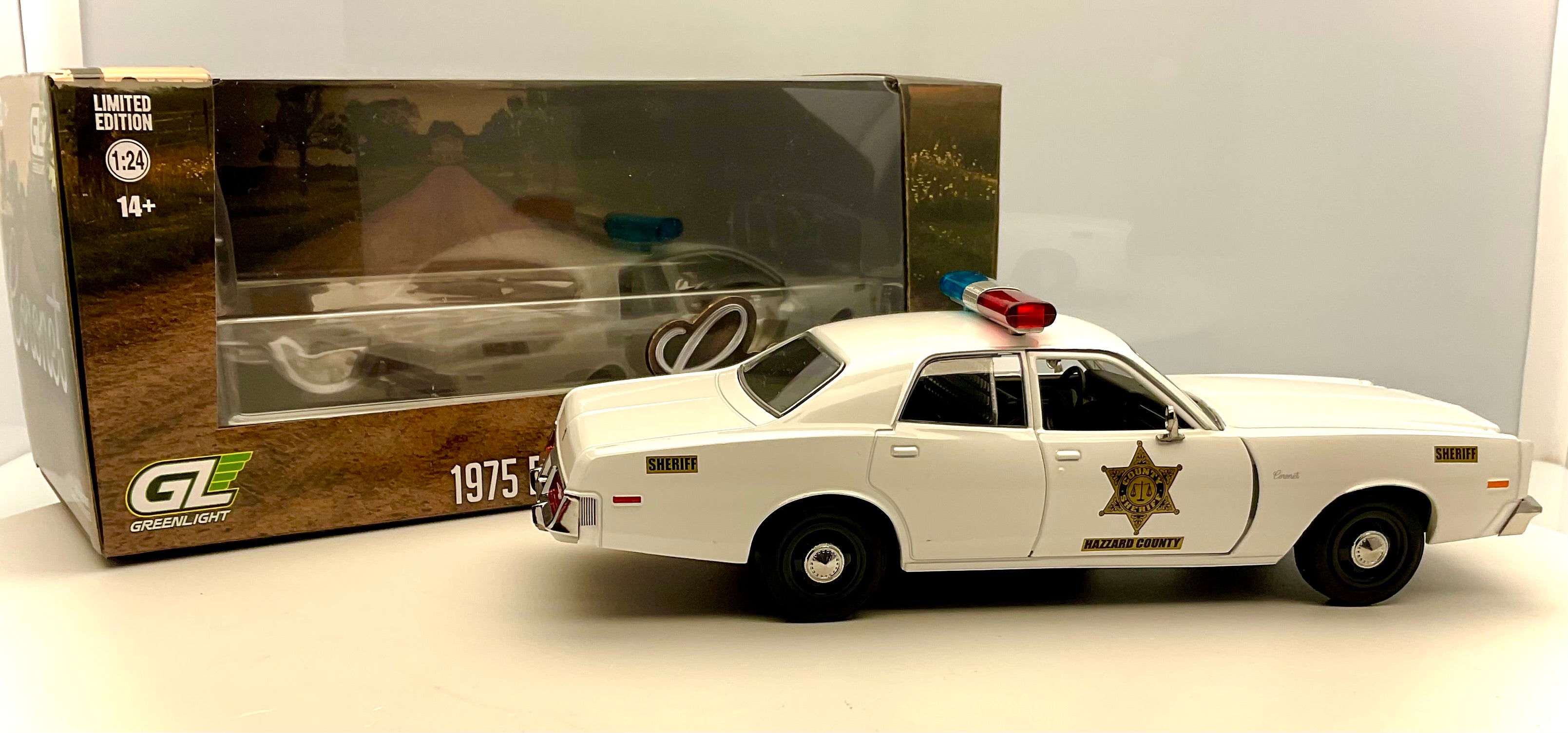 Dodge Coronet 1975 Hazzard County Police 1:24 – Greenlight 84104