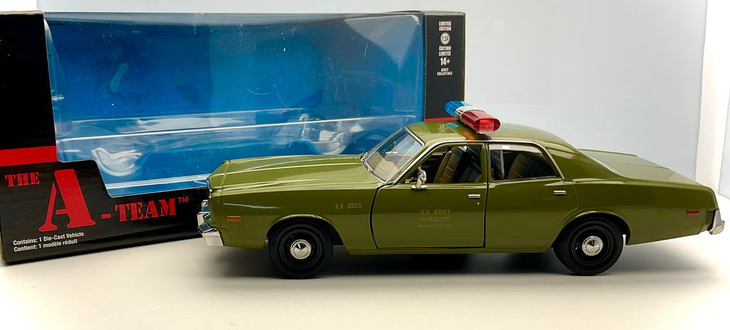PLYMUNTH FURY del 1977 , scala 1/24, GREENLIGHT 84105 , vista con confezione