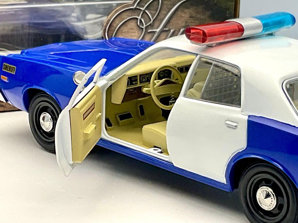 PLYMOUNTH FURY del 1975 , scala 1/24 , GREENLIGHT 84105 , vista interno abitacolo