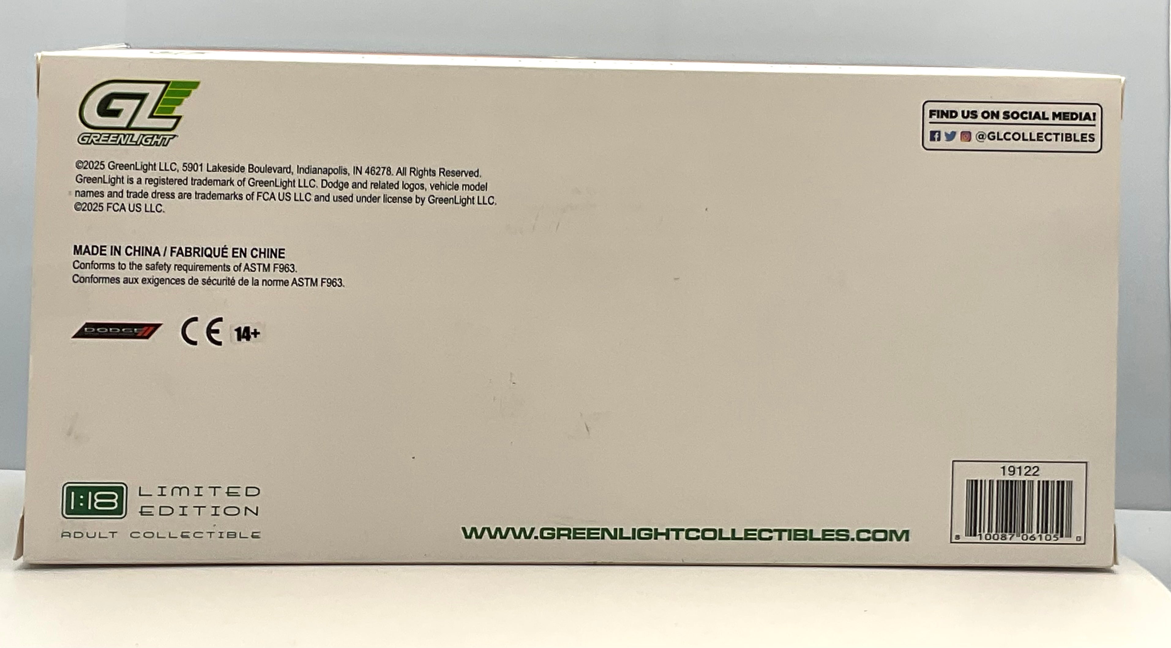 Dodge Charger 1970 1:18 – Greenlight 19122