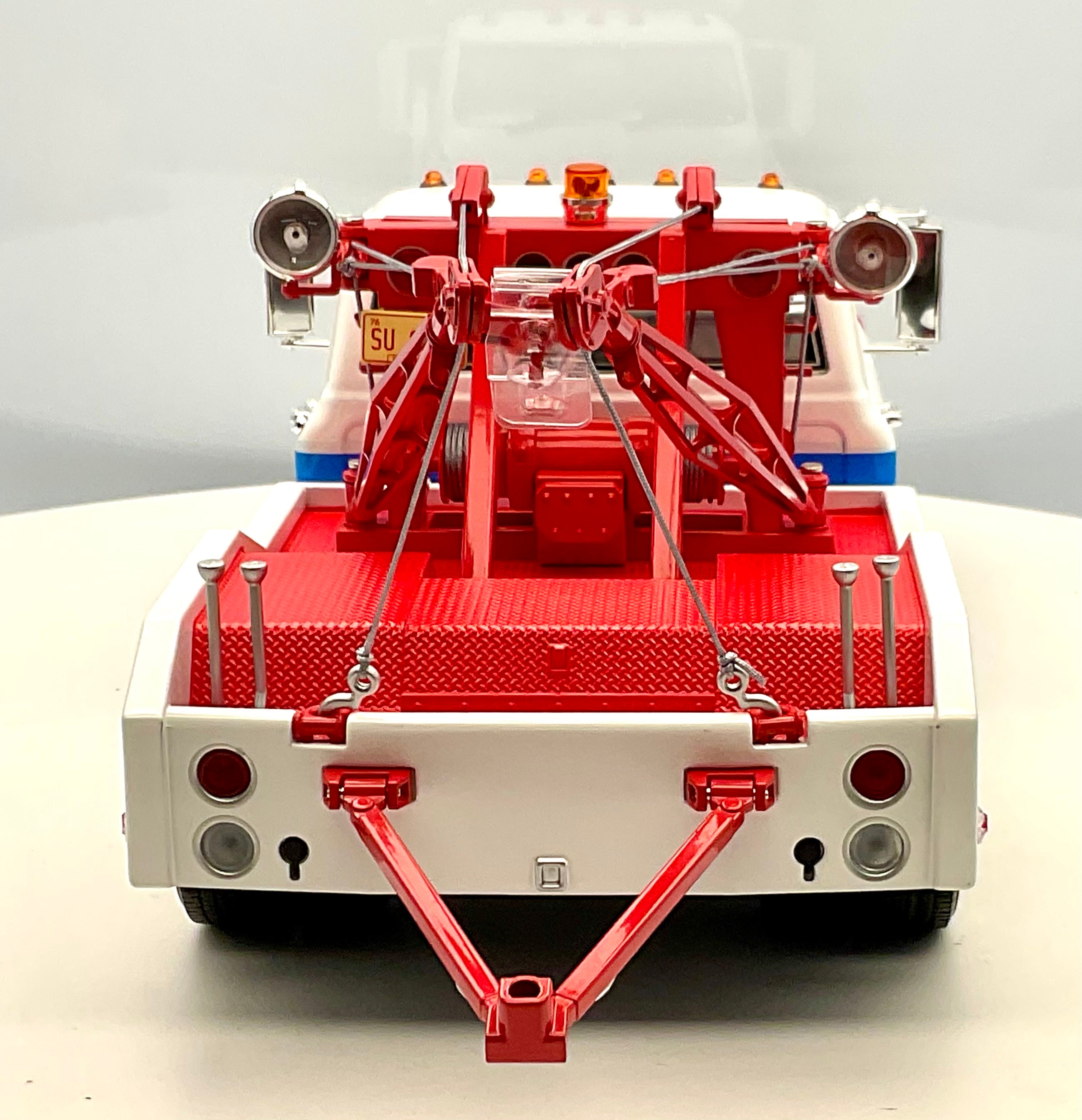 CHEVROLET C-30 DUALLY WRECKER del 1969 , scala 1/18 , GREENLIGHT 13622 , vista posteriore