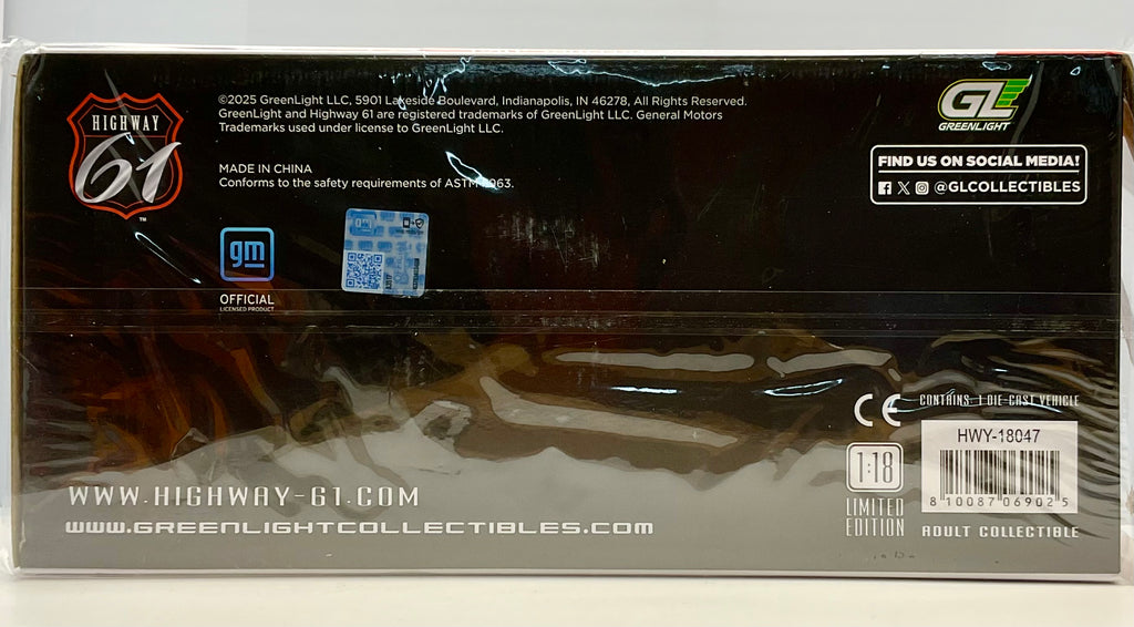 Pontiac GTO 1966 1:18 – HIGHWAY 61 GREENLIGHT HWY-18047