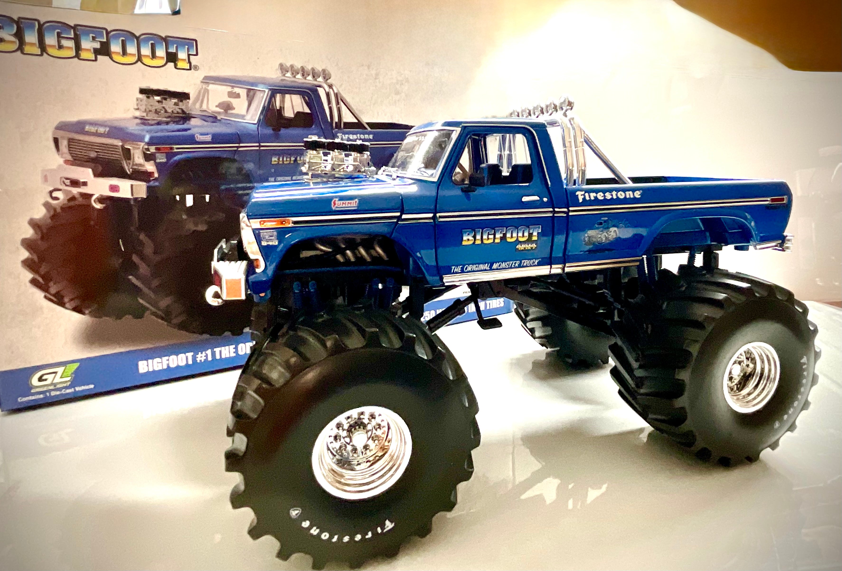 Ford F-250 Bigfoot #1 Original Monster Truck 1974 1:18 – Greenlight 13541
